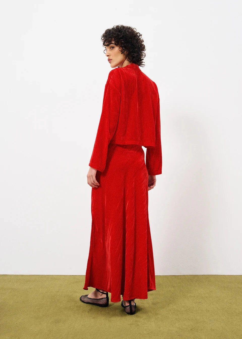 DropShoulder Low Profile Stitching FRNCH Aidee Blouse