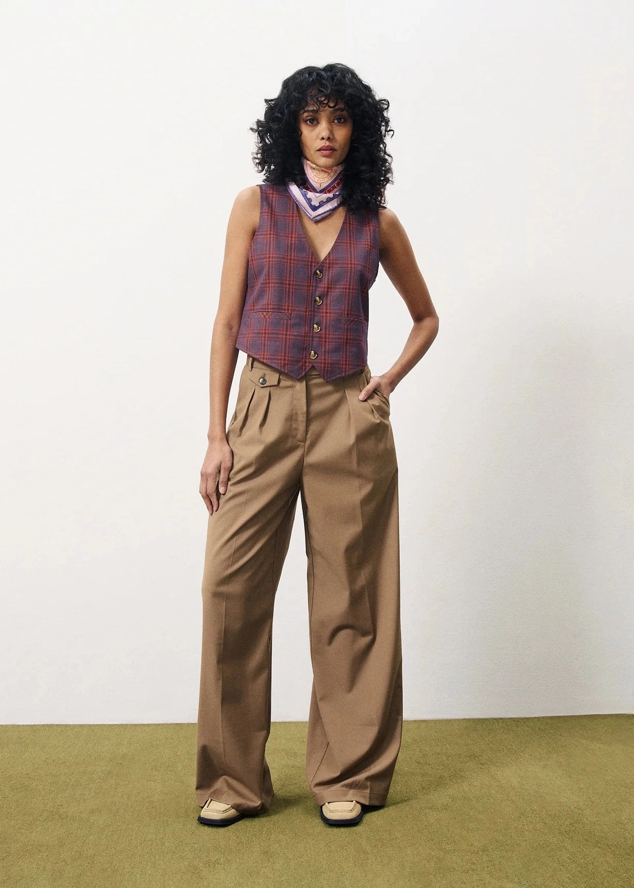 Fade Resistant Dye FRNCH Alix Suit Vest