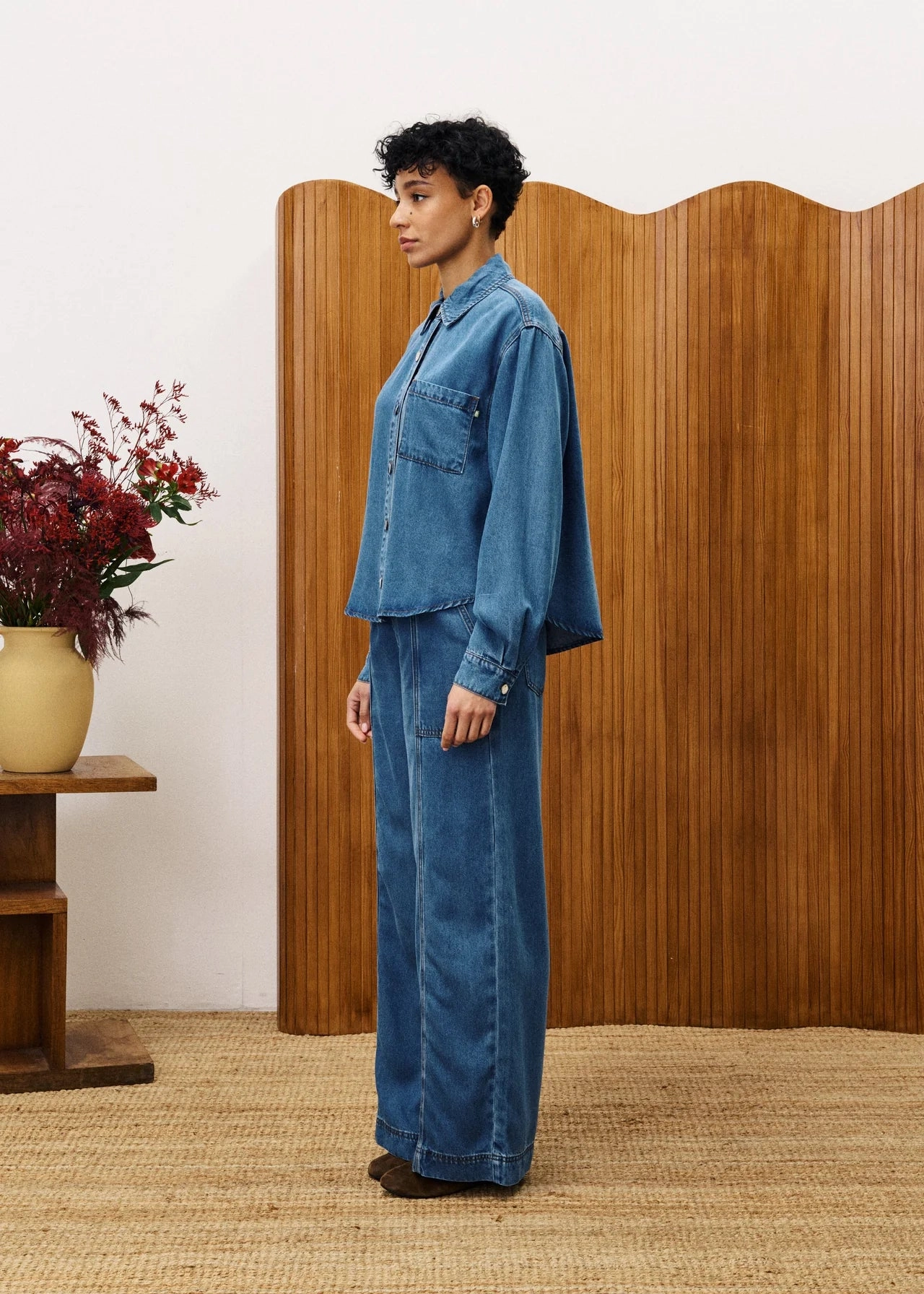 DoubleLayeredHem FRNCH Balsamine Pants