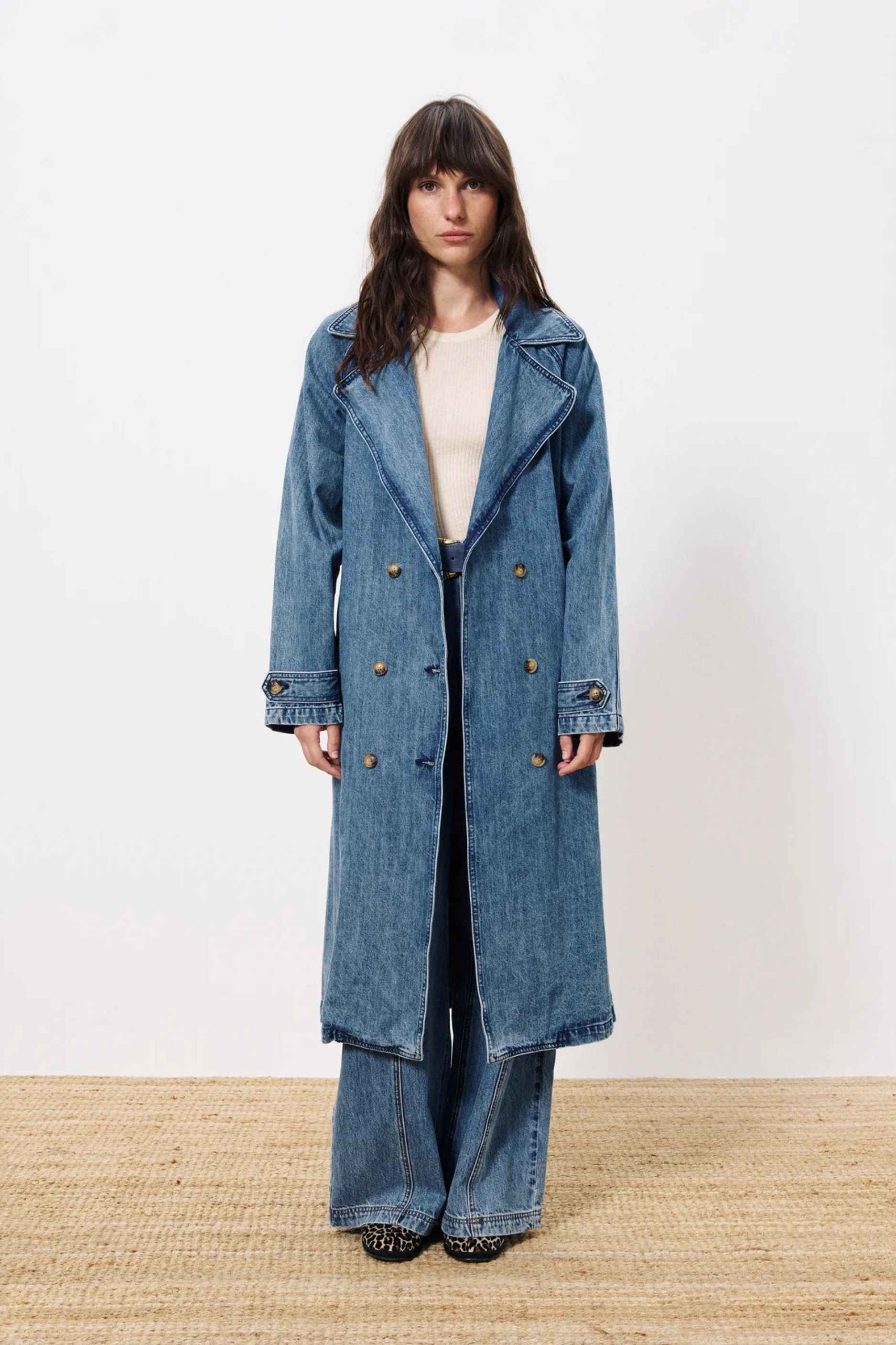 Thermal Insulation Core FRNCH Carmelina Trench Coat
