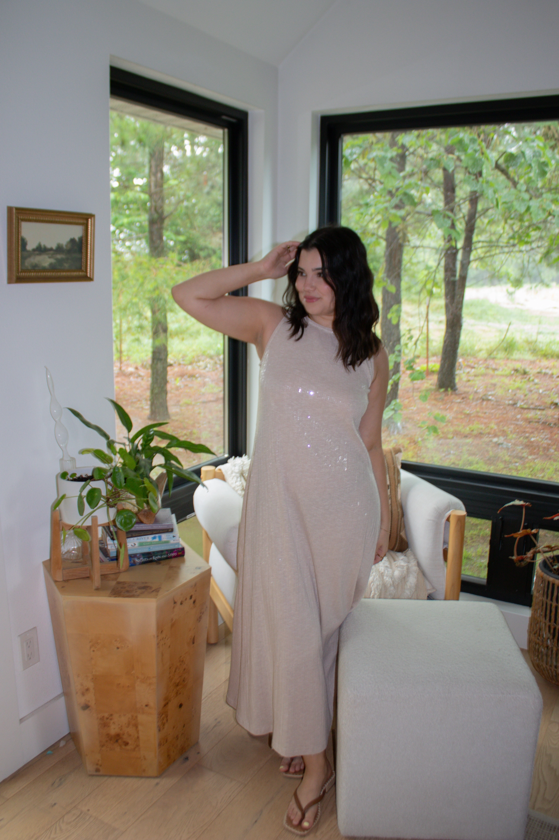 FRNCH Catherine Dress Color Soft Church Proper