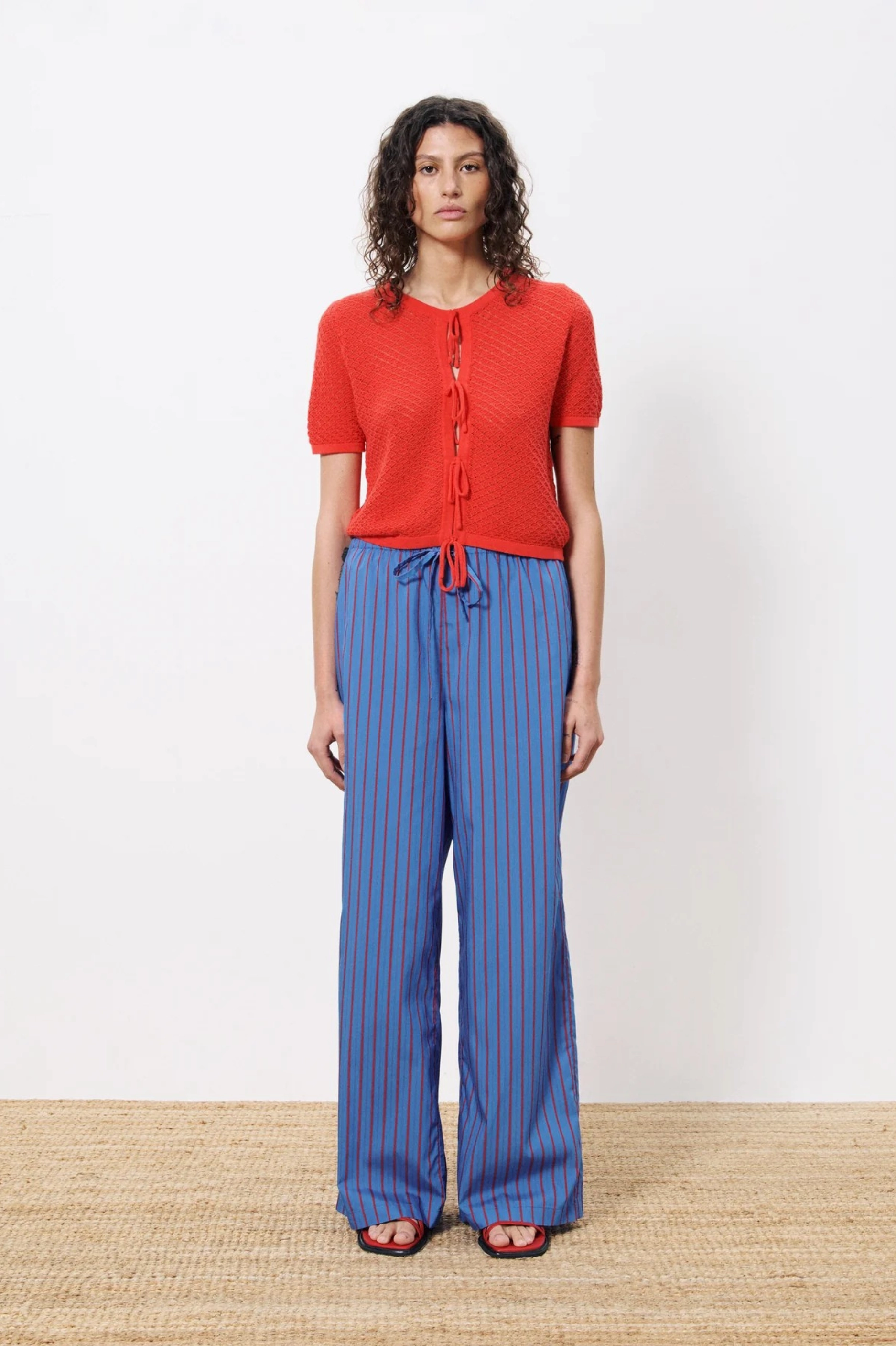 FRNCH Edeline Trousers Statement Piece SoftTouchFinish