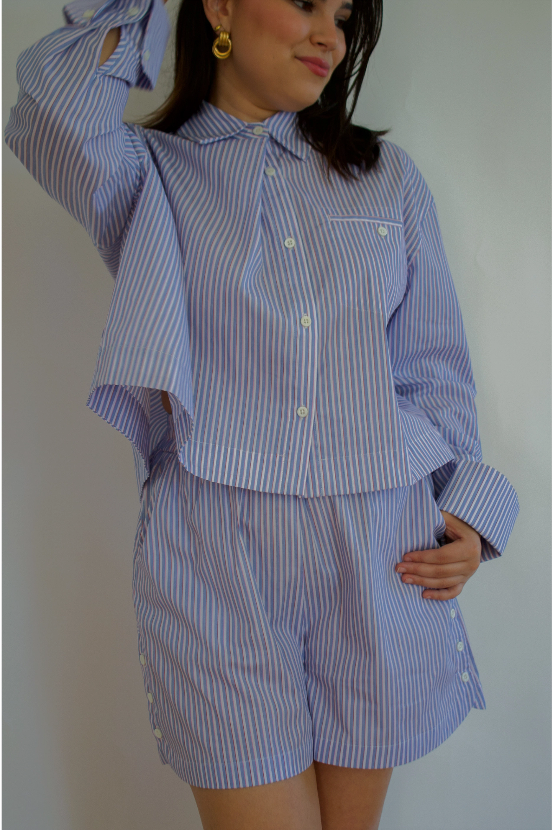 ReflectiveDetails DroppedShoulder FRNCH Naela Shirt