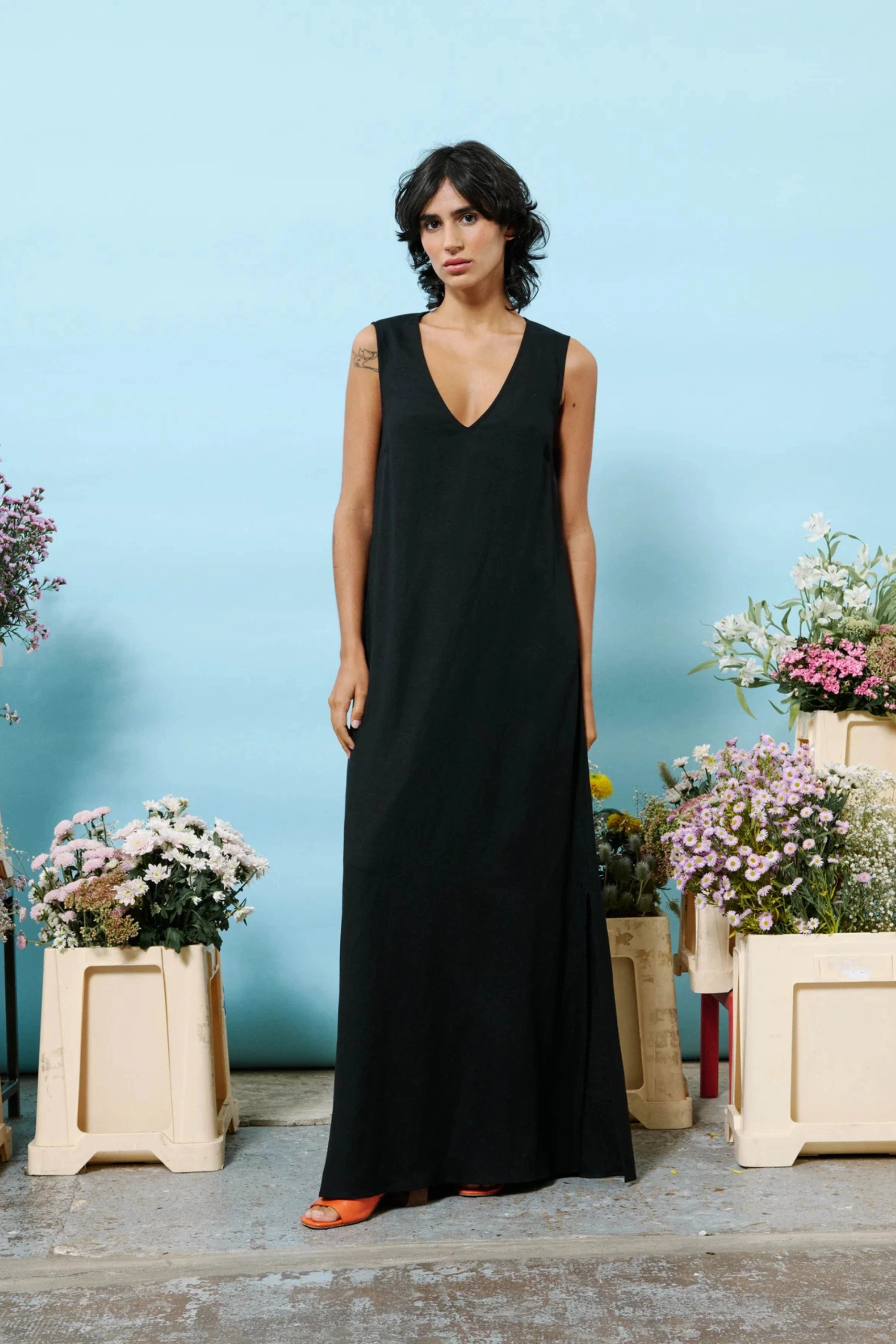 FRNCH Nahya Dress Structured-Shape