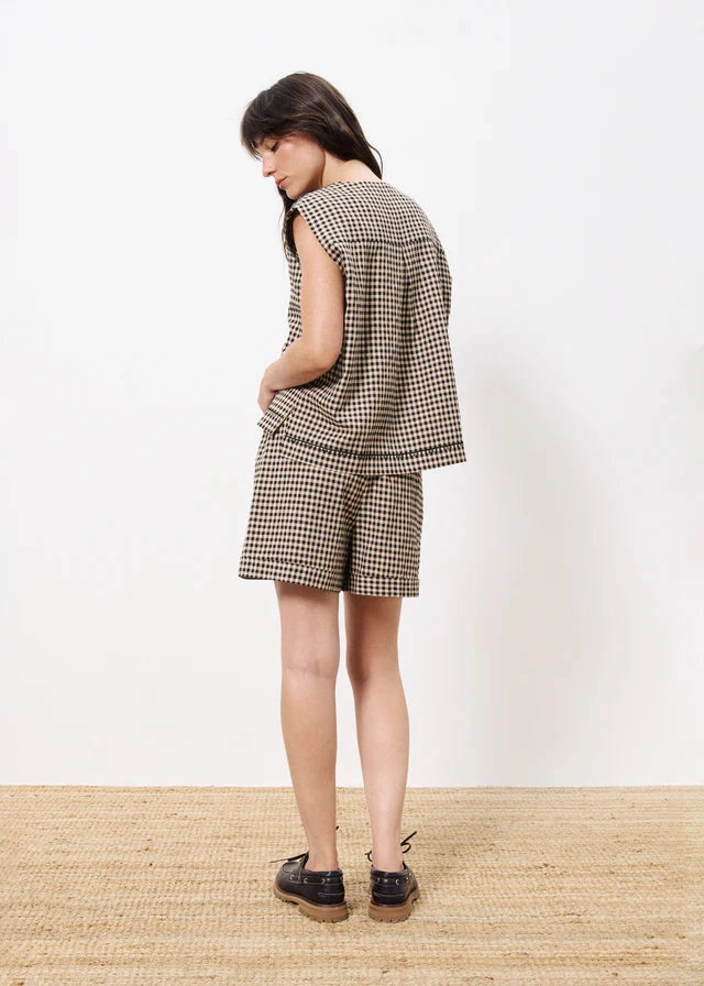 DurableBartack Erasable Logo Patch FRNCH Sofia Shorts