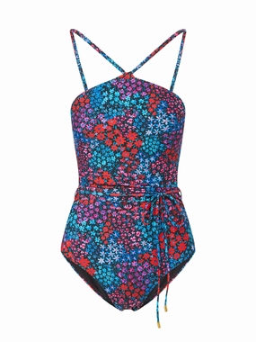 Daphne One Piece In Bloom Moisture wicking Moisture Wicking Fibers