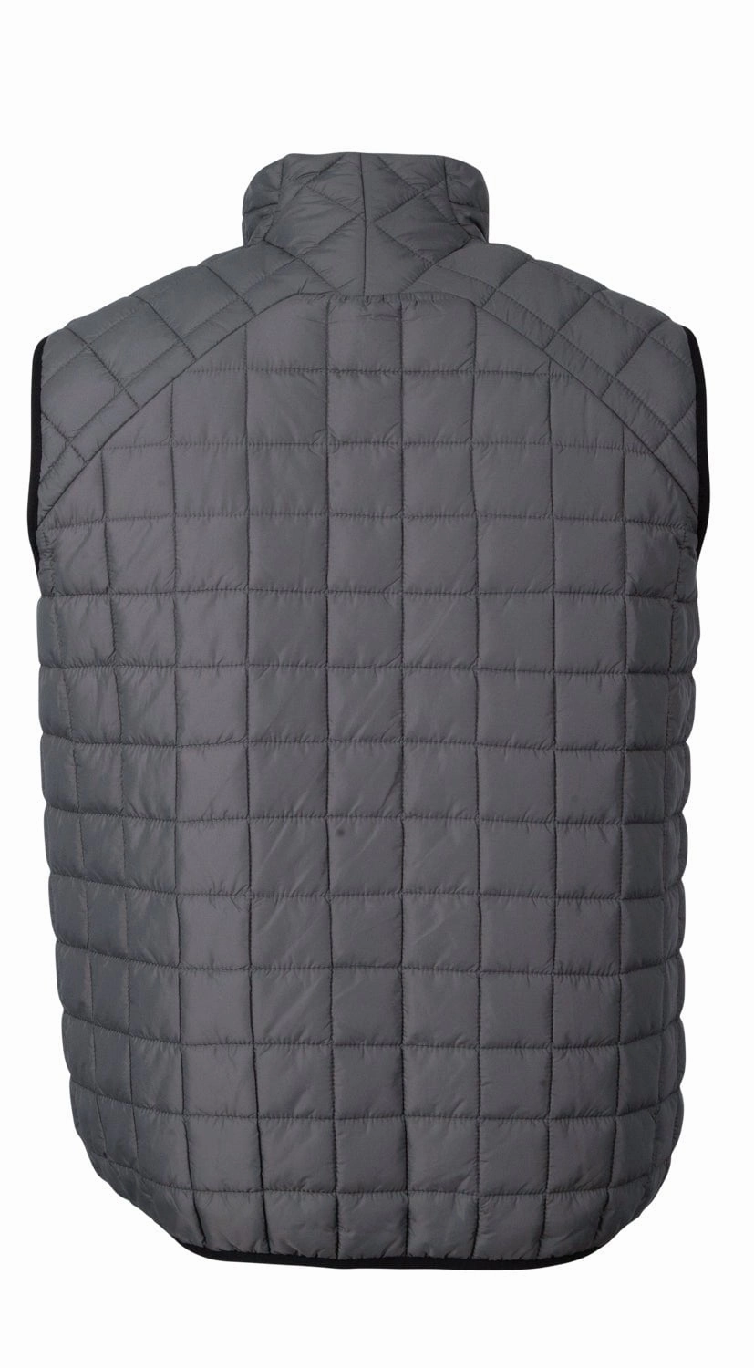 Anti Static Weave Weather Fit STS Ranchwear Mens Wesley Gray 100% Polyester Softshell Vest
