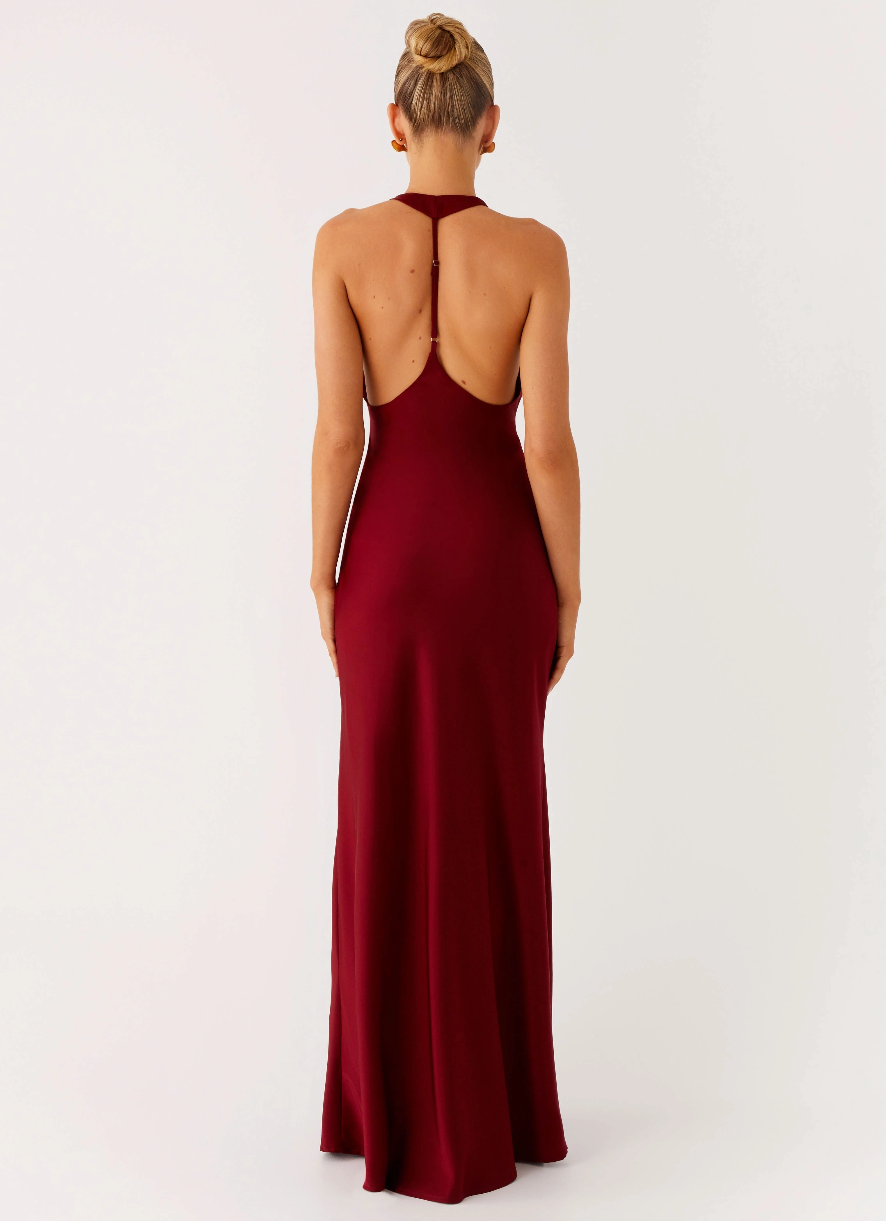 Angie Maxi Dress - Burgundy Practical work-to-play piece