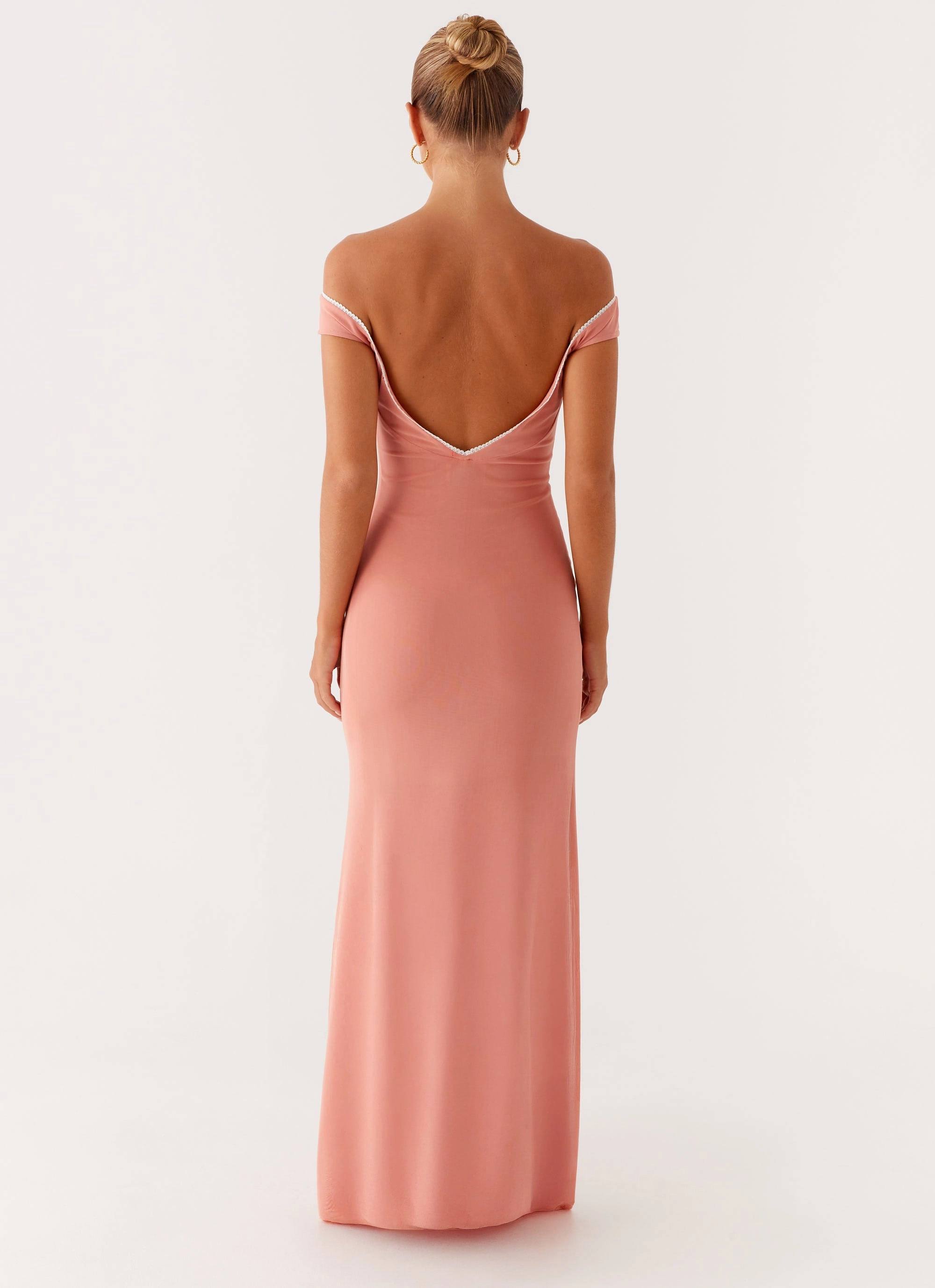 Fall Ready Katiya Maxi Dress - Peach