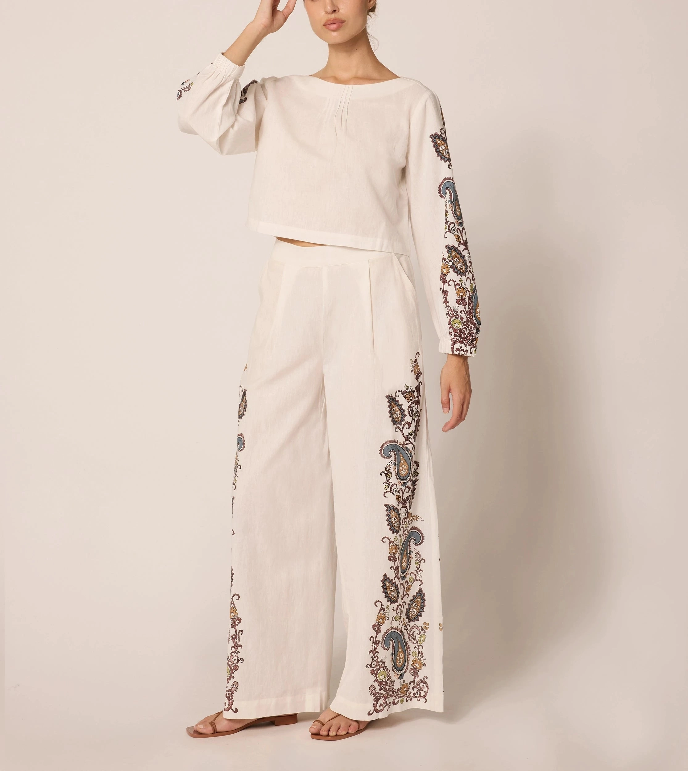 HypoallergenicFibers Georgia Blouse | Veneto Paisley