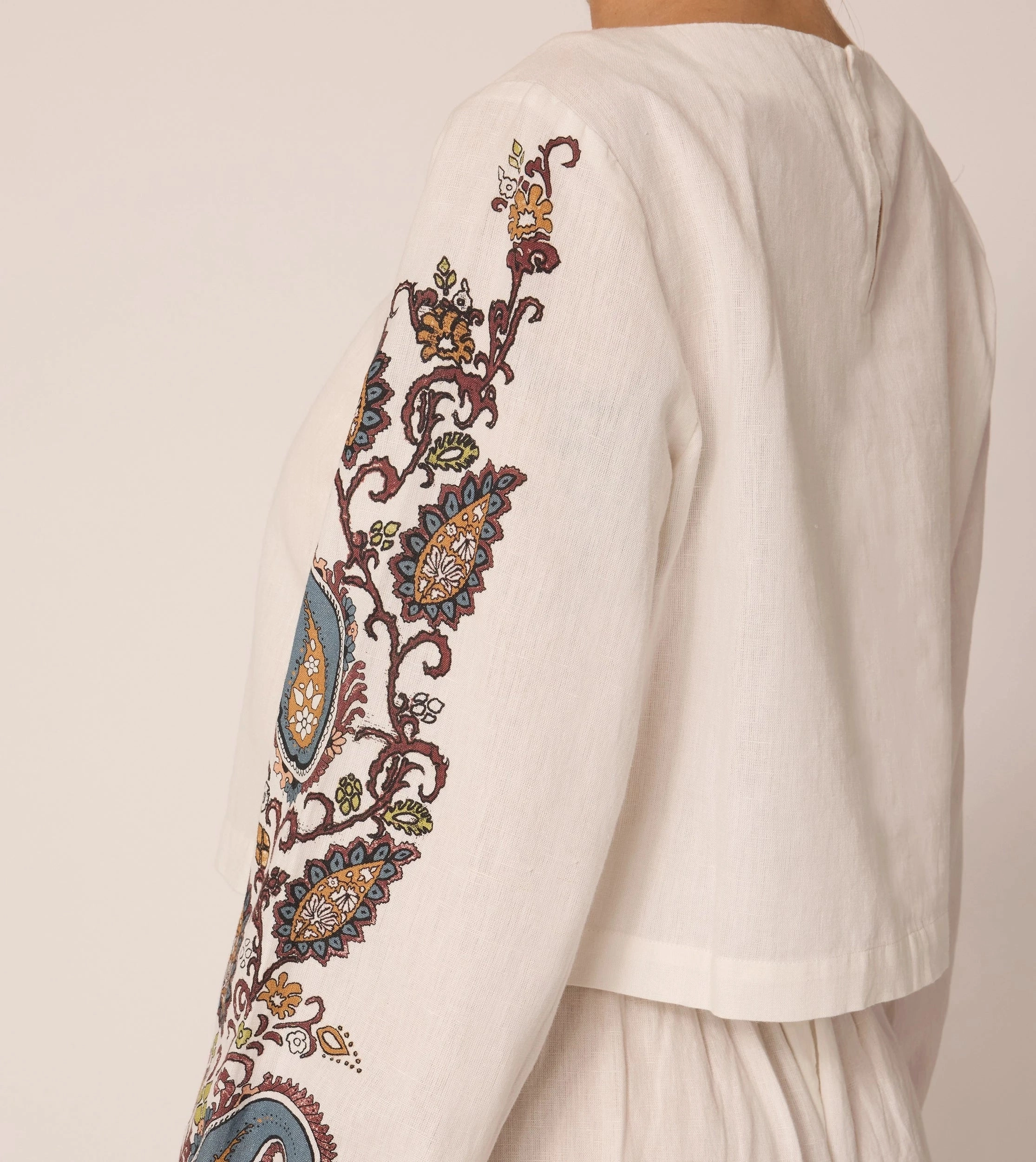 Lightweight Fabric Georgia Blouse | Veneto Paisley