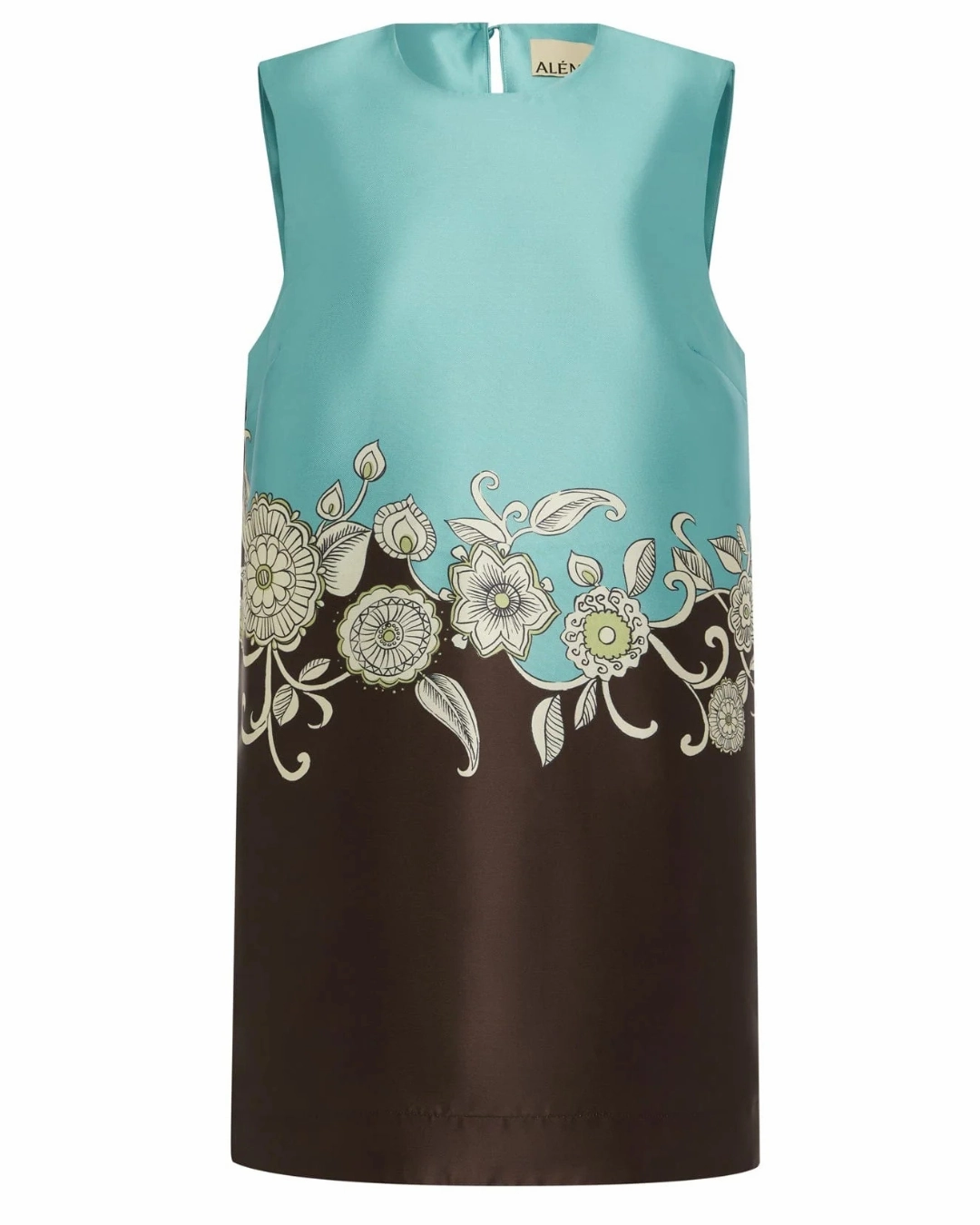 Gia Mini Dress in Multi Button Chic