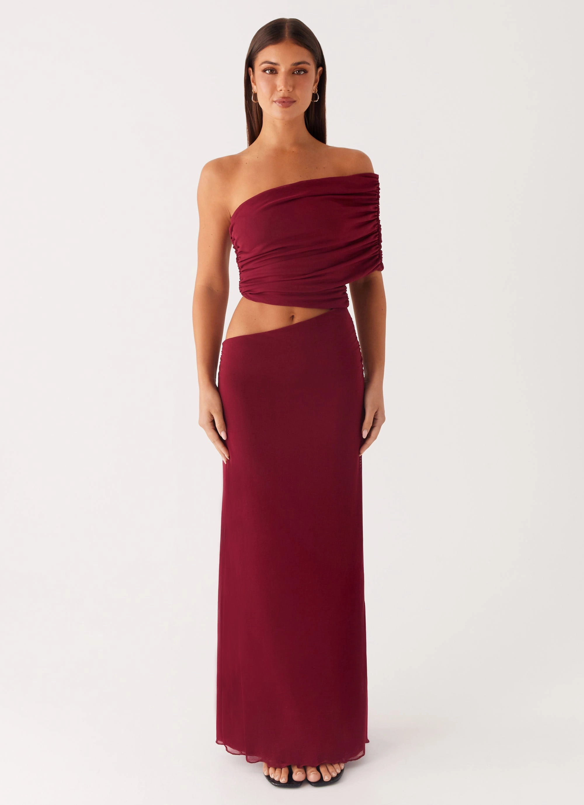 Style Upgrade Gillian Maxi Dress - Maroon