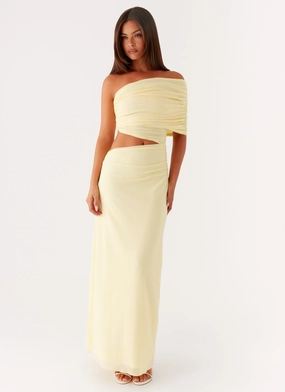 NonChafeSeams Chic boho dress Gillian Maxi Dress - Yellow