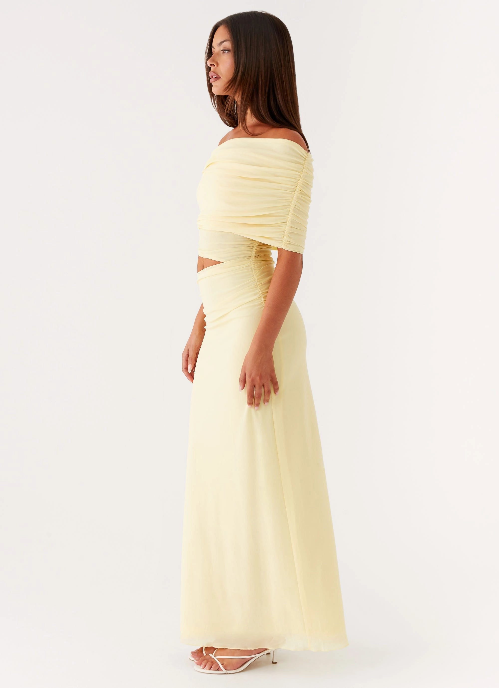 Gillian Maxi Dress - Yellow Chic Style Wear