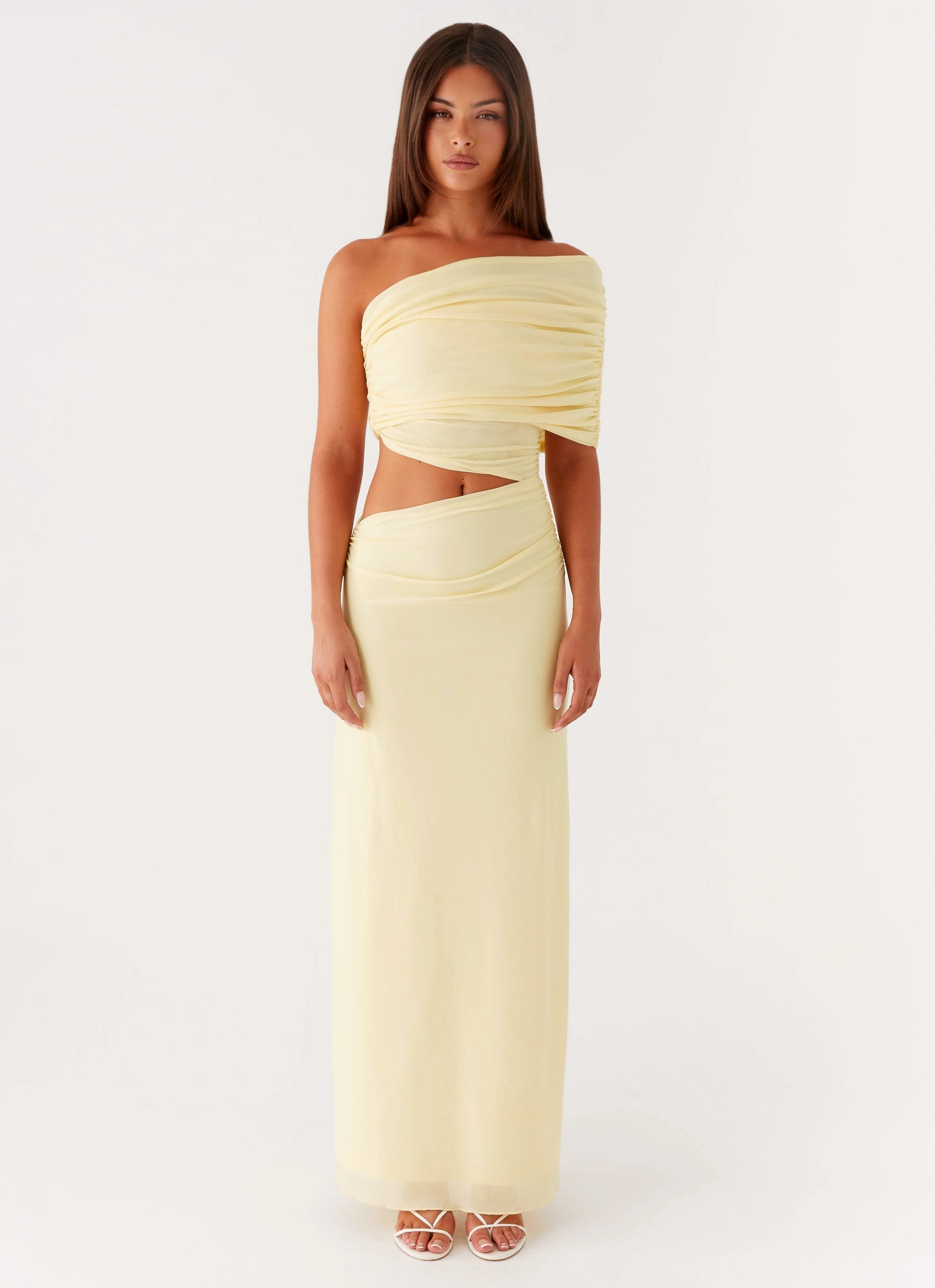 Fashionable Style Classic and Chic Gillian Maxi Dress - Yellow