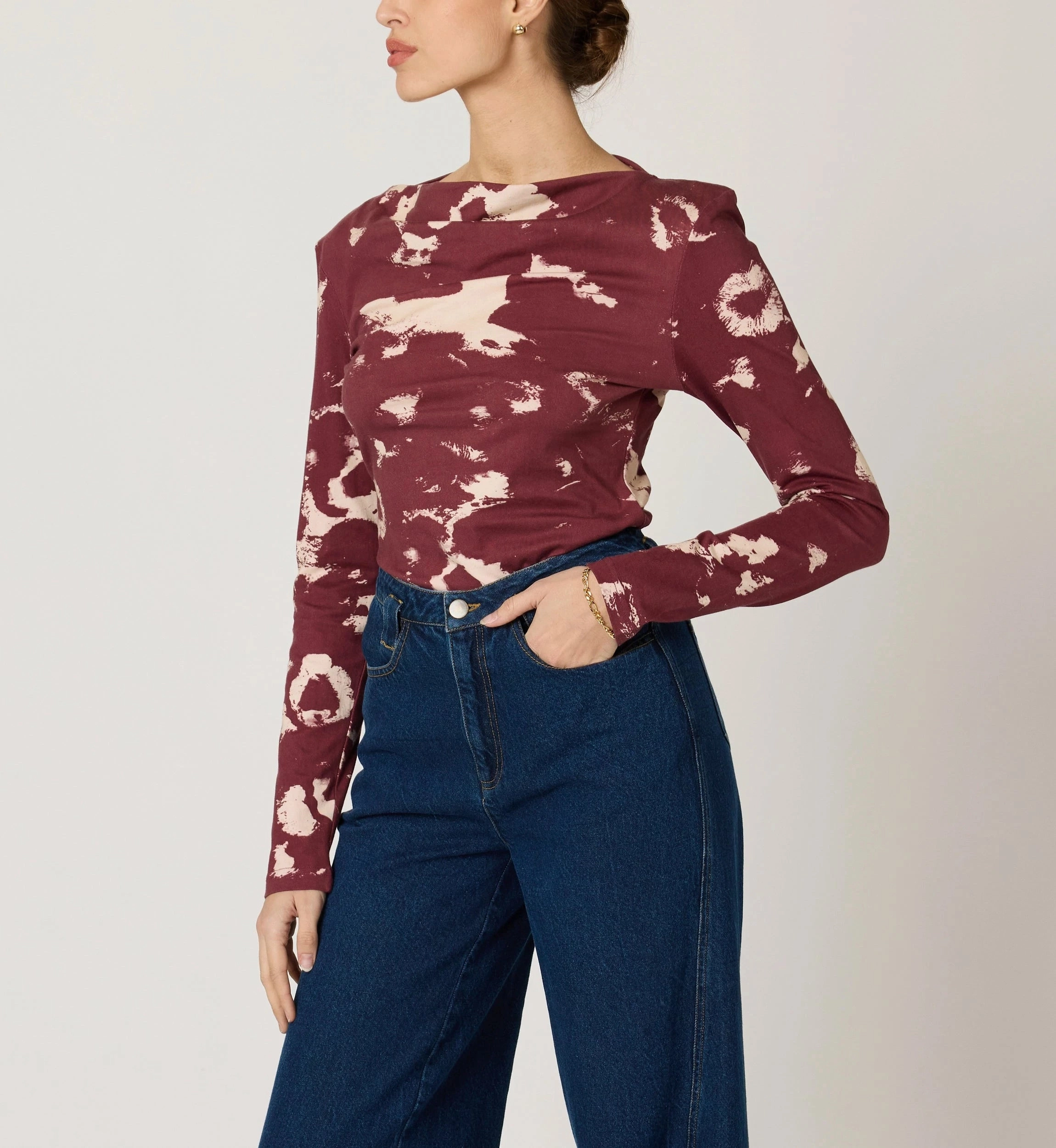 Gina Top | Bold Tamayo VersatileNeckline