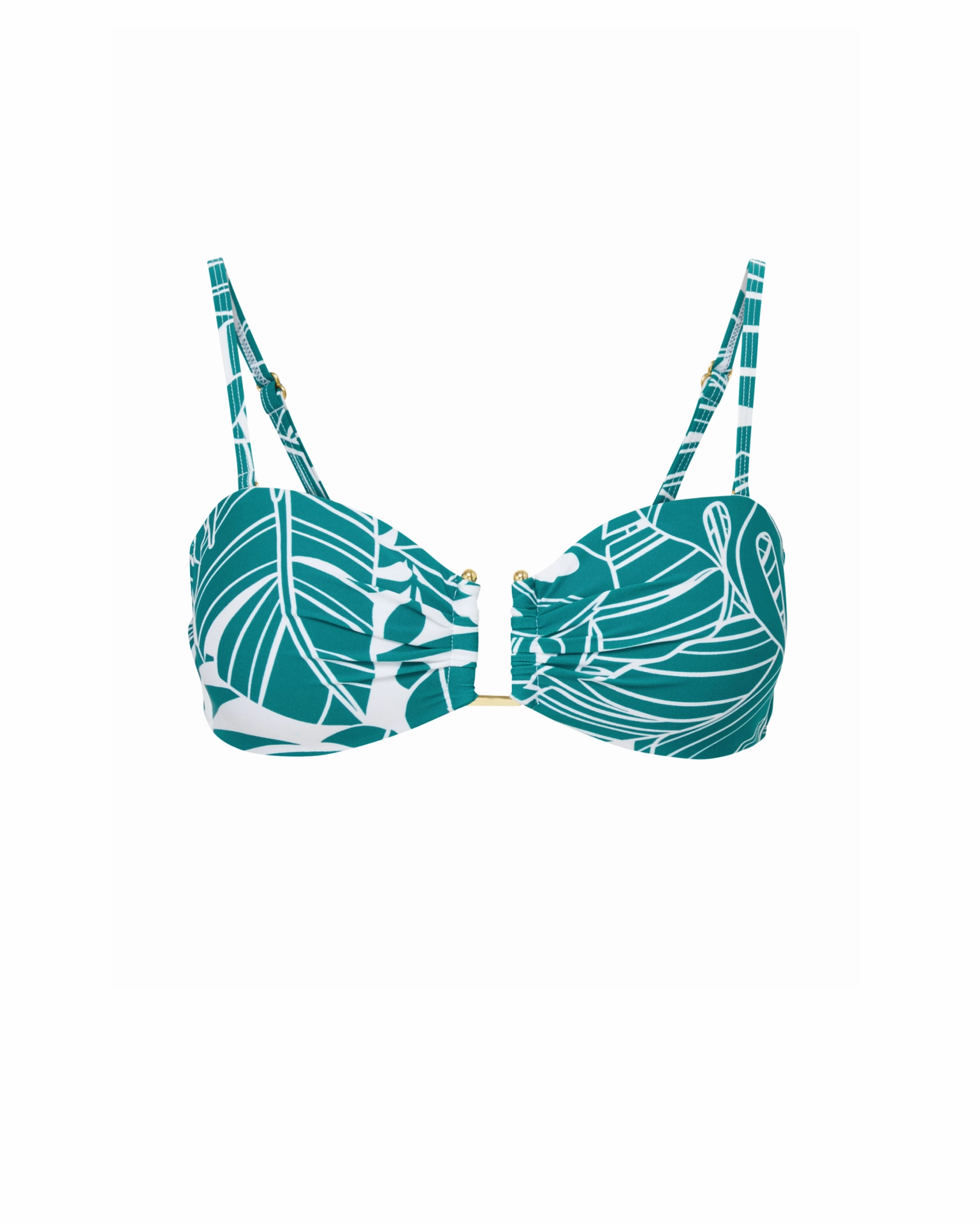 Gina Top In Isle of Palms Flexible Bonding Seams Poolside Wear