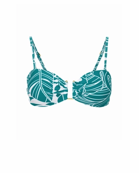 Gina Top In Isle of Palms Flexible Bonding Seams Poolside Wear