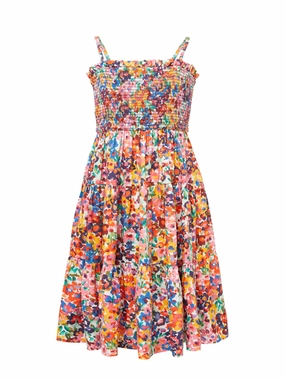 Girls Lila Dress In Painted Petals Active Layer Classy Fit