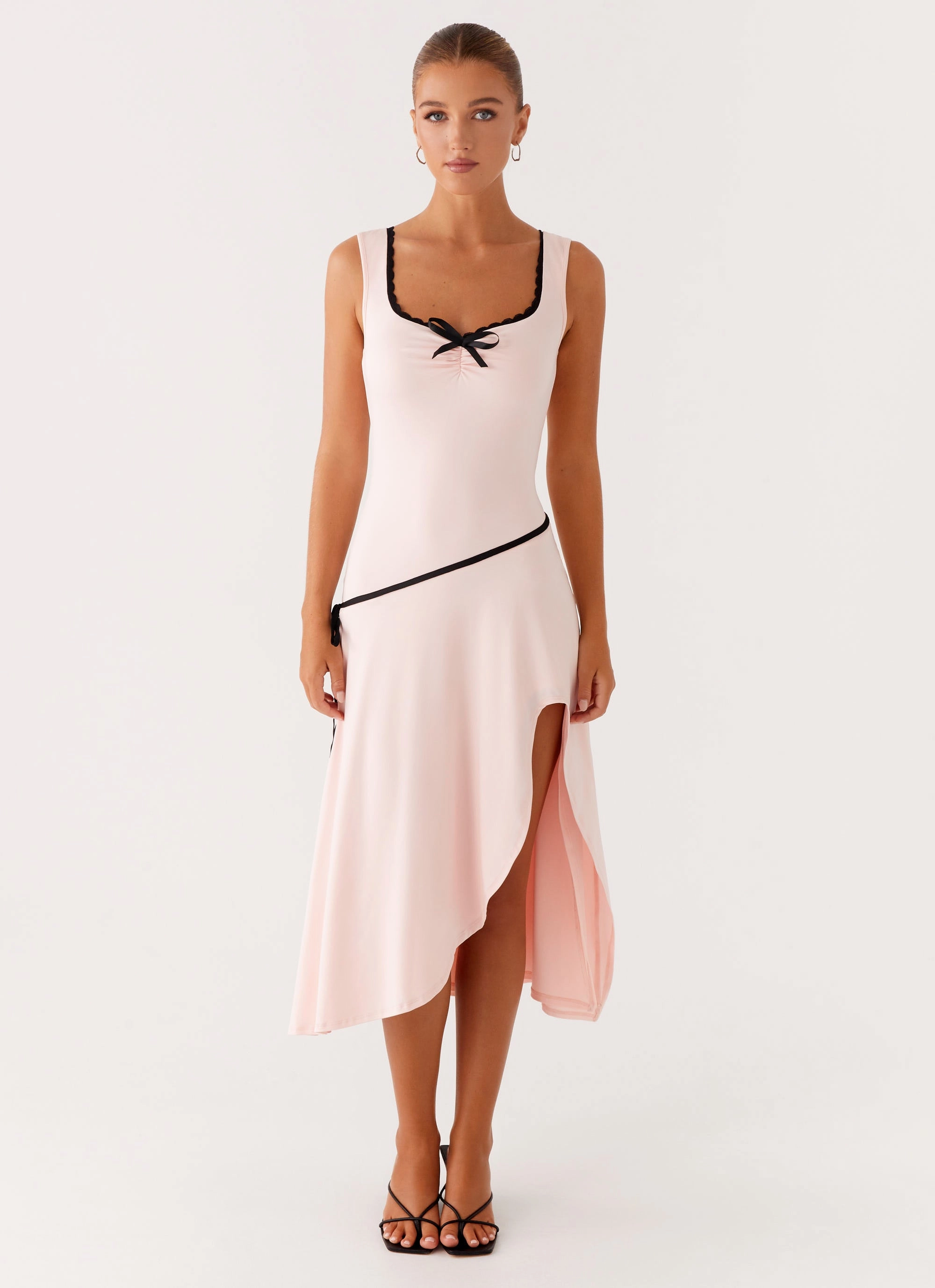 Trendy Style Sharp Style Darlene Midi Dress - Pink