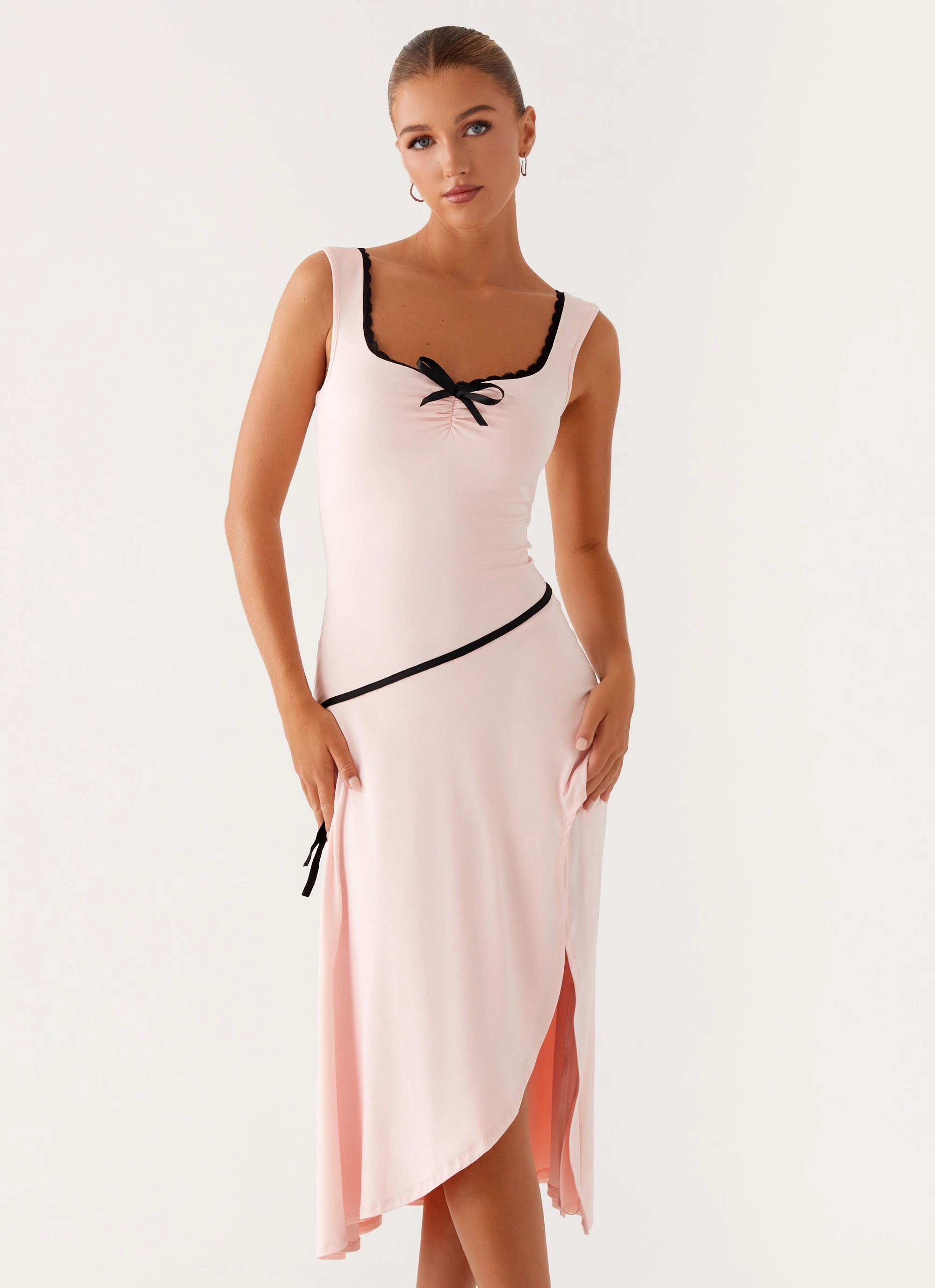 Bride Side Darlene Midi Dress - Pink