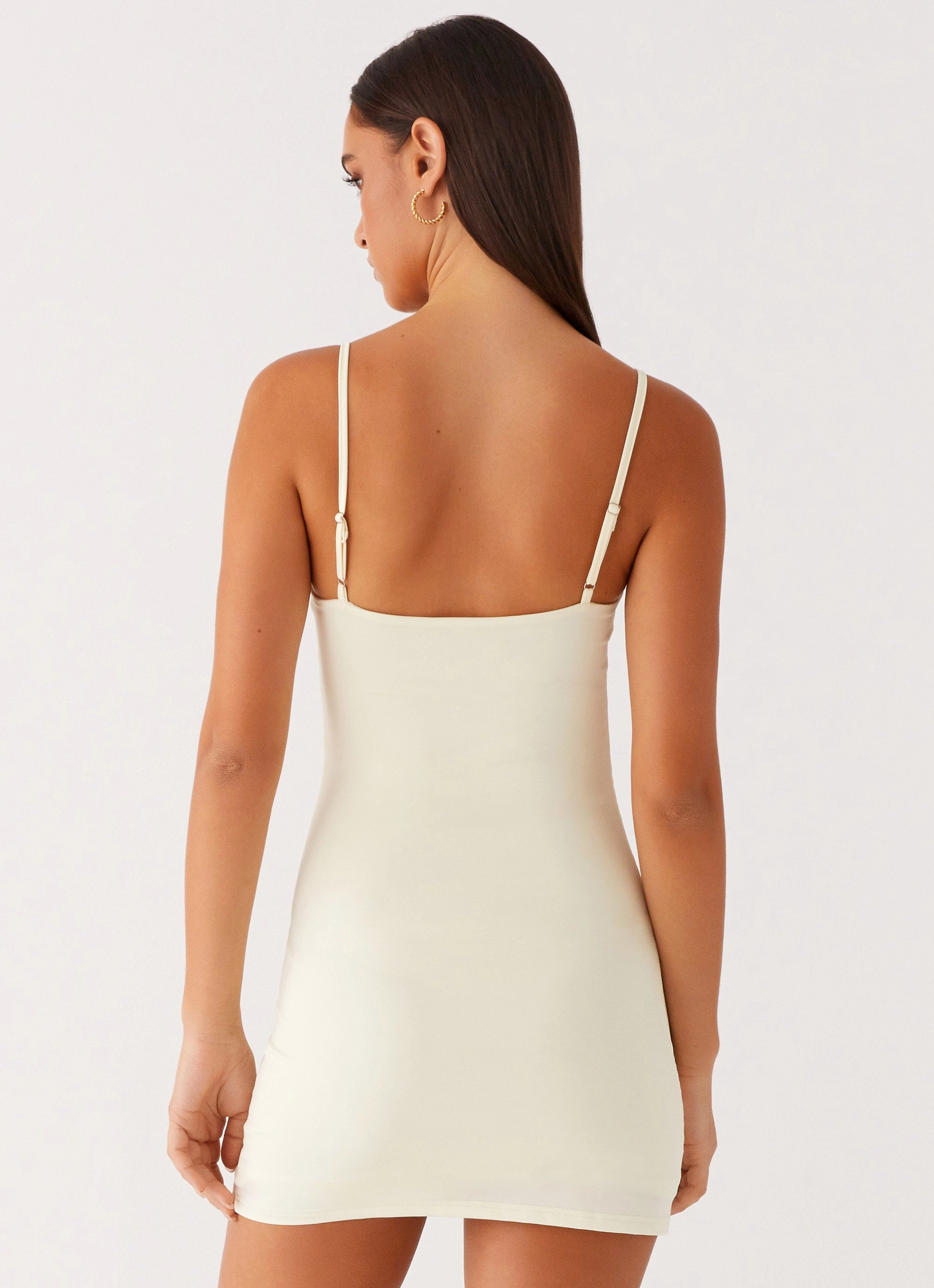 Nolani Mini Dress - Pastel Yellow Contemporary Wear Chill Mode