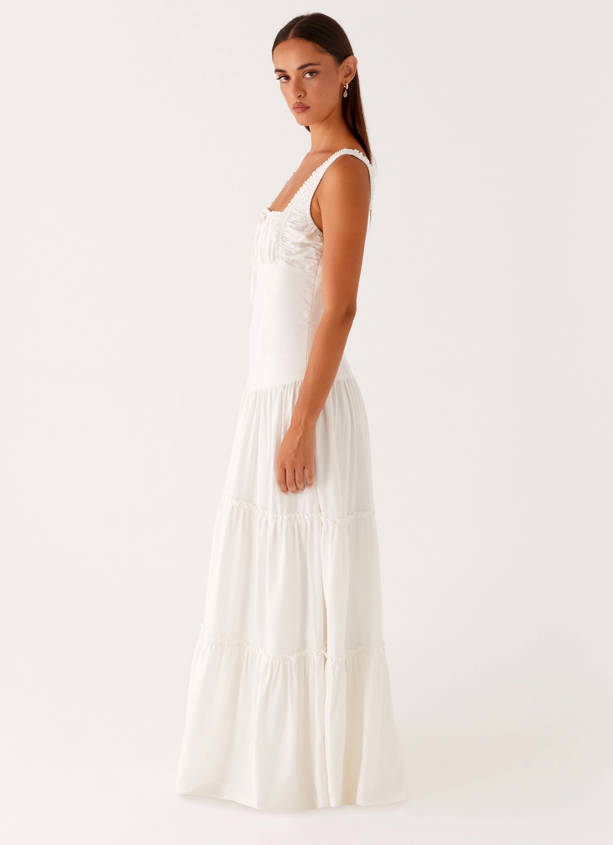 Back Detail Esme Maxi Dress - White