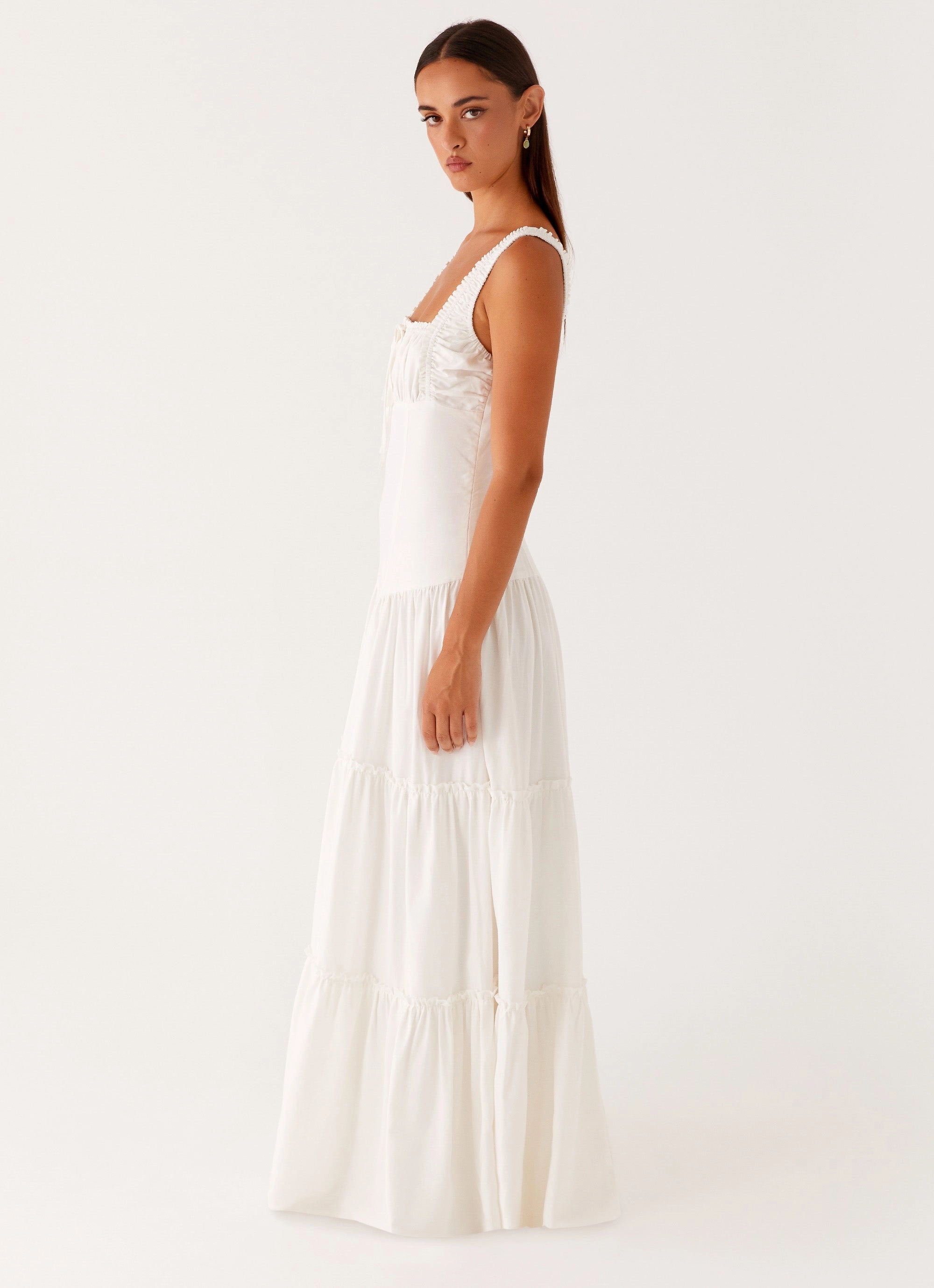 Stain-Guard-Finish Match Quick Esme Maxi Dress - White