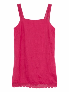 Vacation Vibe Feminine empire waist dress Grace Mini Dress in Dragon Fruit