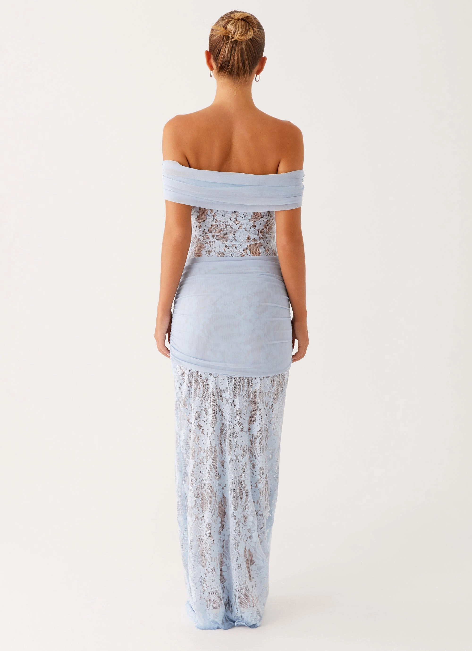 All Season Gracie Twist Maxi Dress - Blue