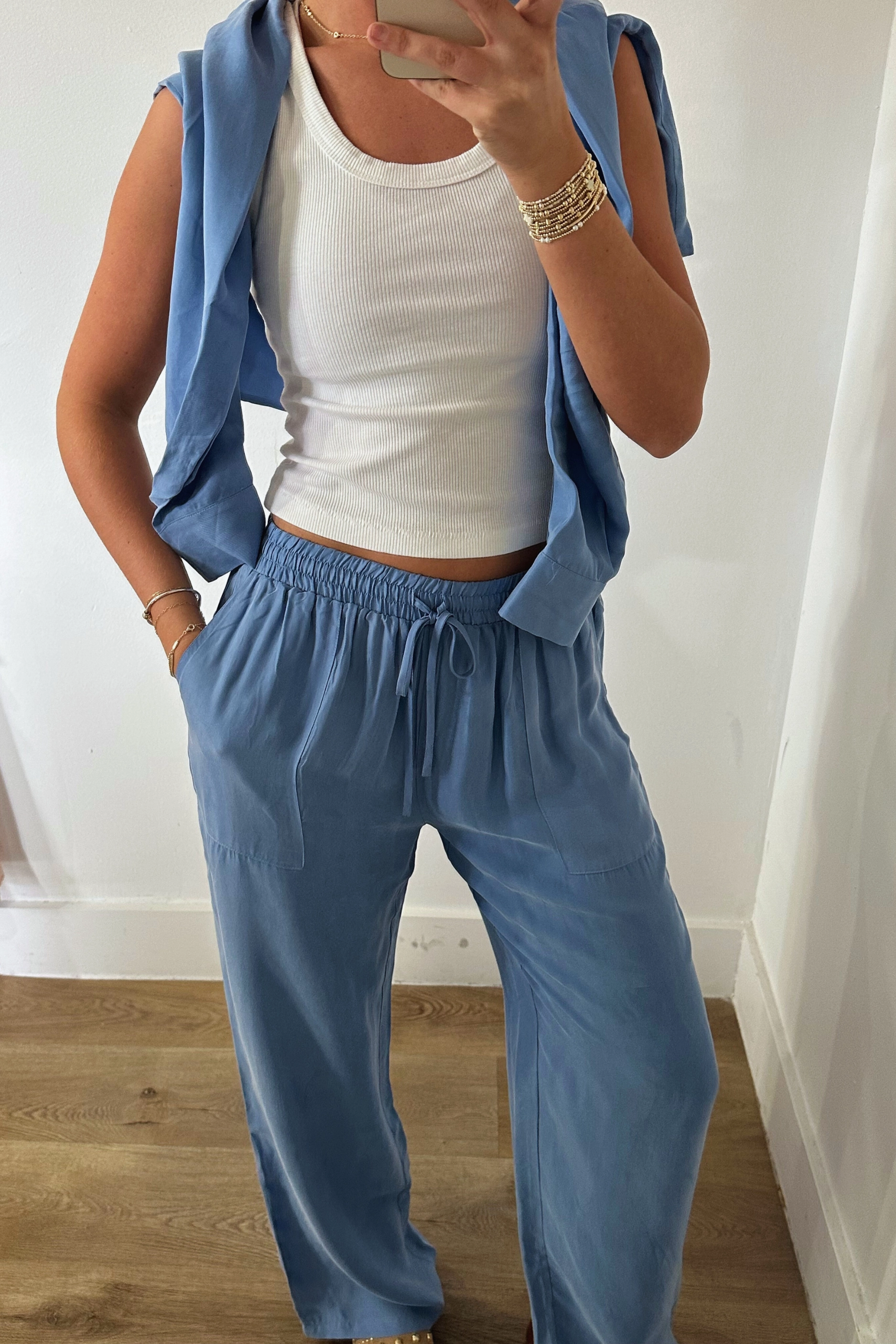 FlexibleStretchWeave Grady Relaxed Pant - Periwinkle
