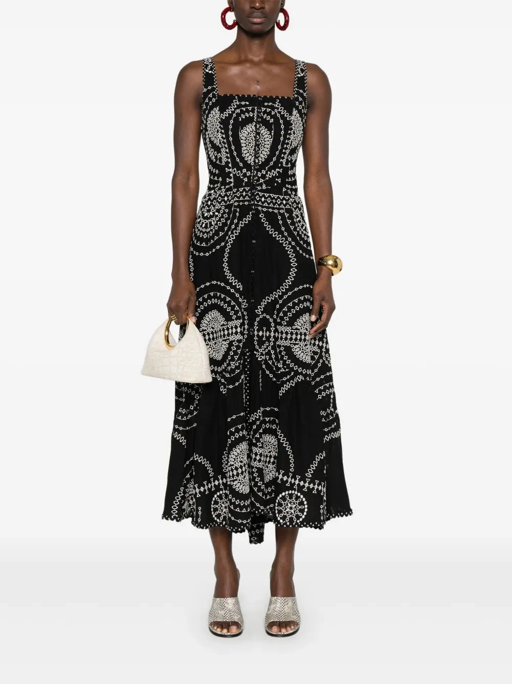 Date Nightwear Fine Details Greba Long Dress in Black