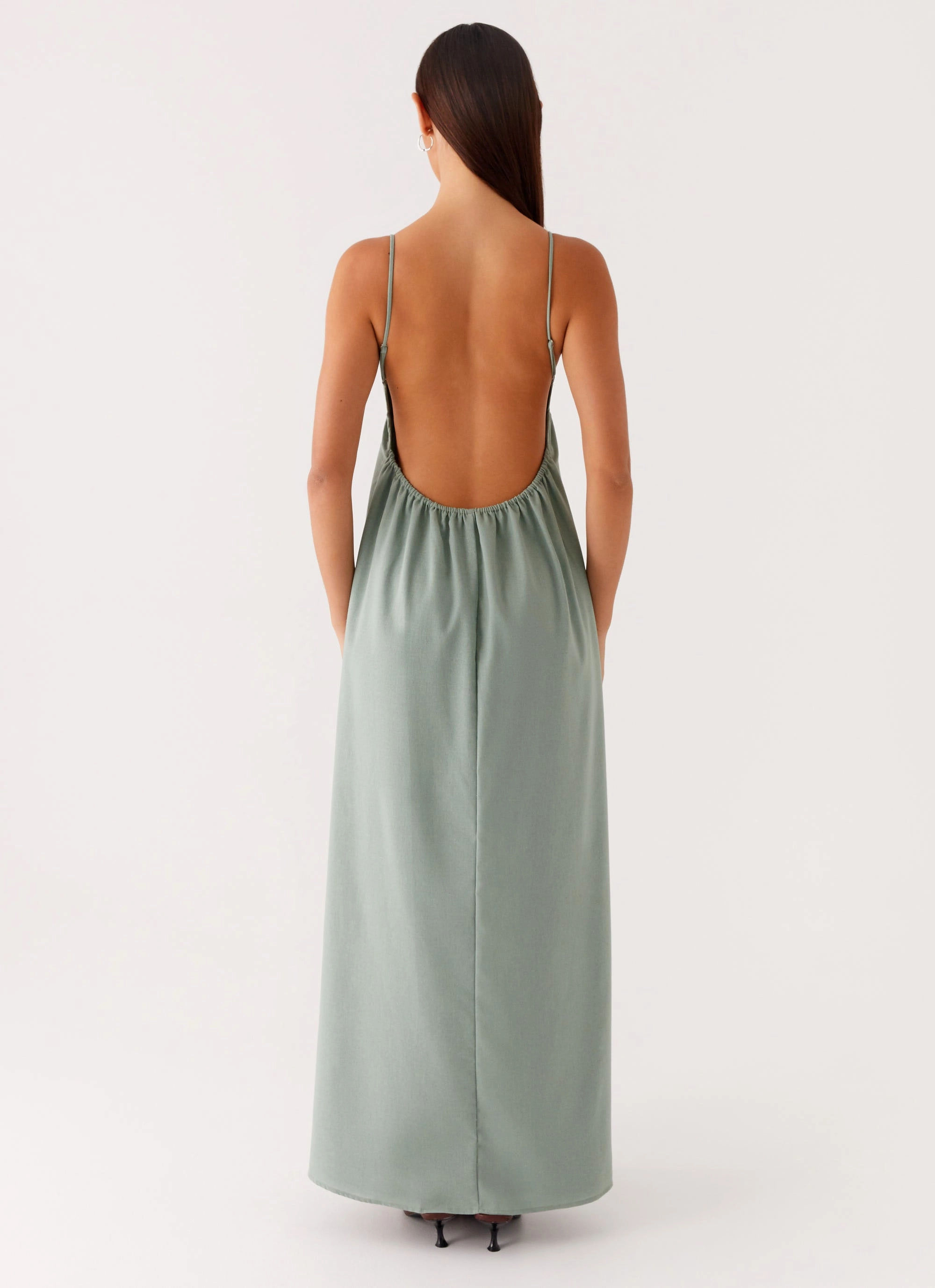 Timeless Comfort Chic Design Greer Maxi Dress - Sage