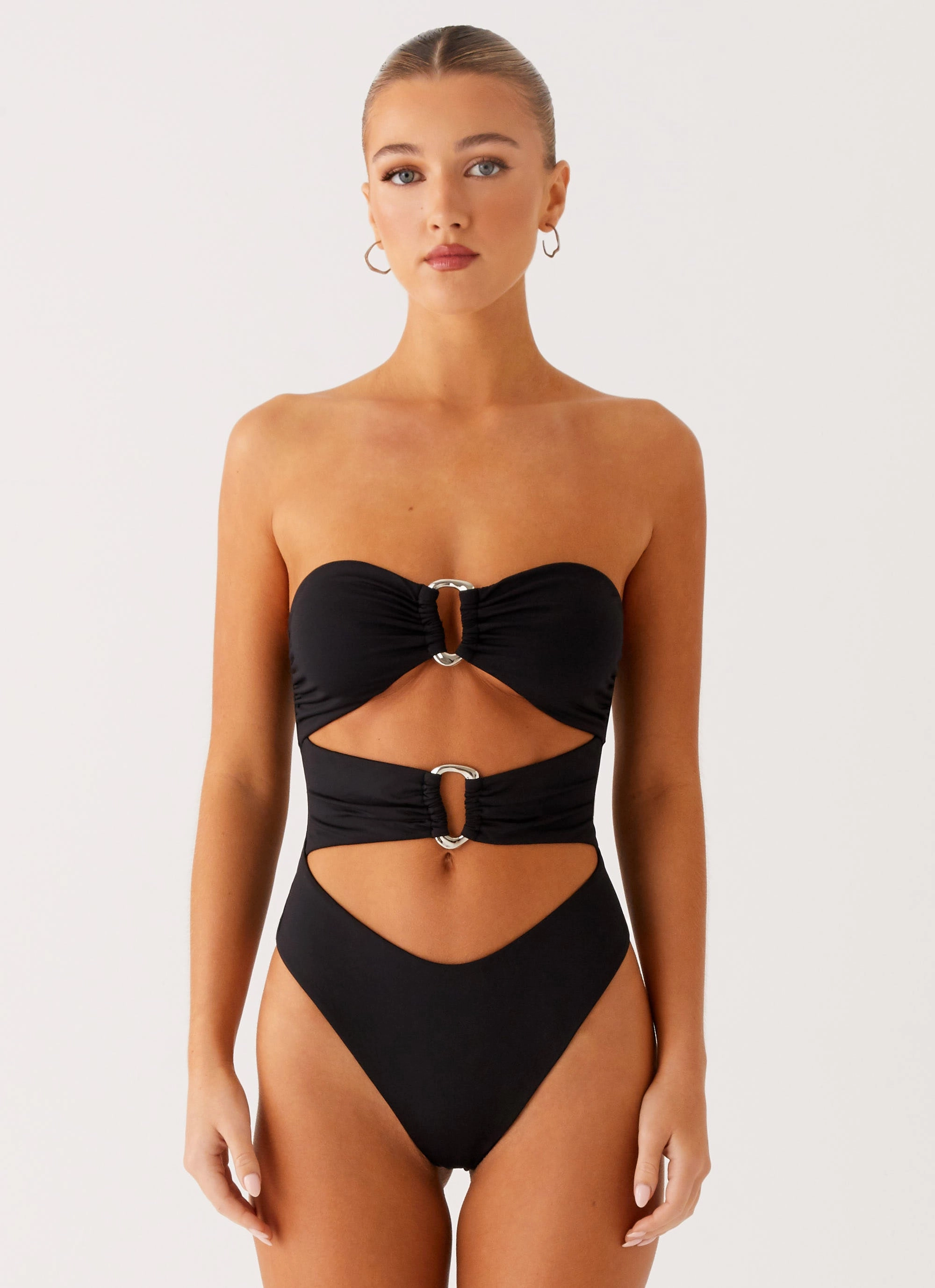 Sustainable Production Process Grenada One Piece Swimsuit - Black