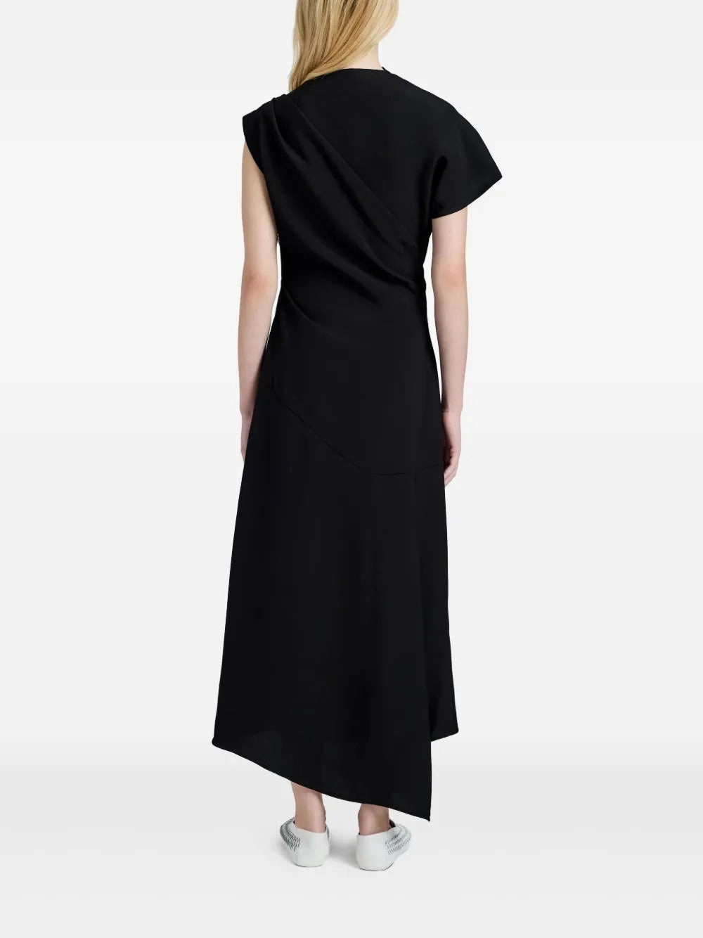Low Maintenance Elegant Mature Hallie Dress in Black