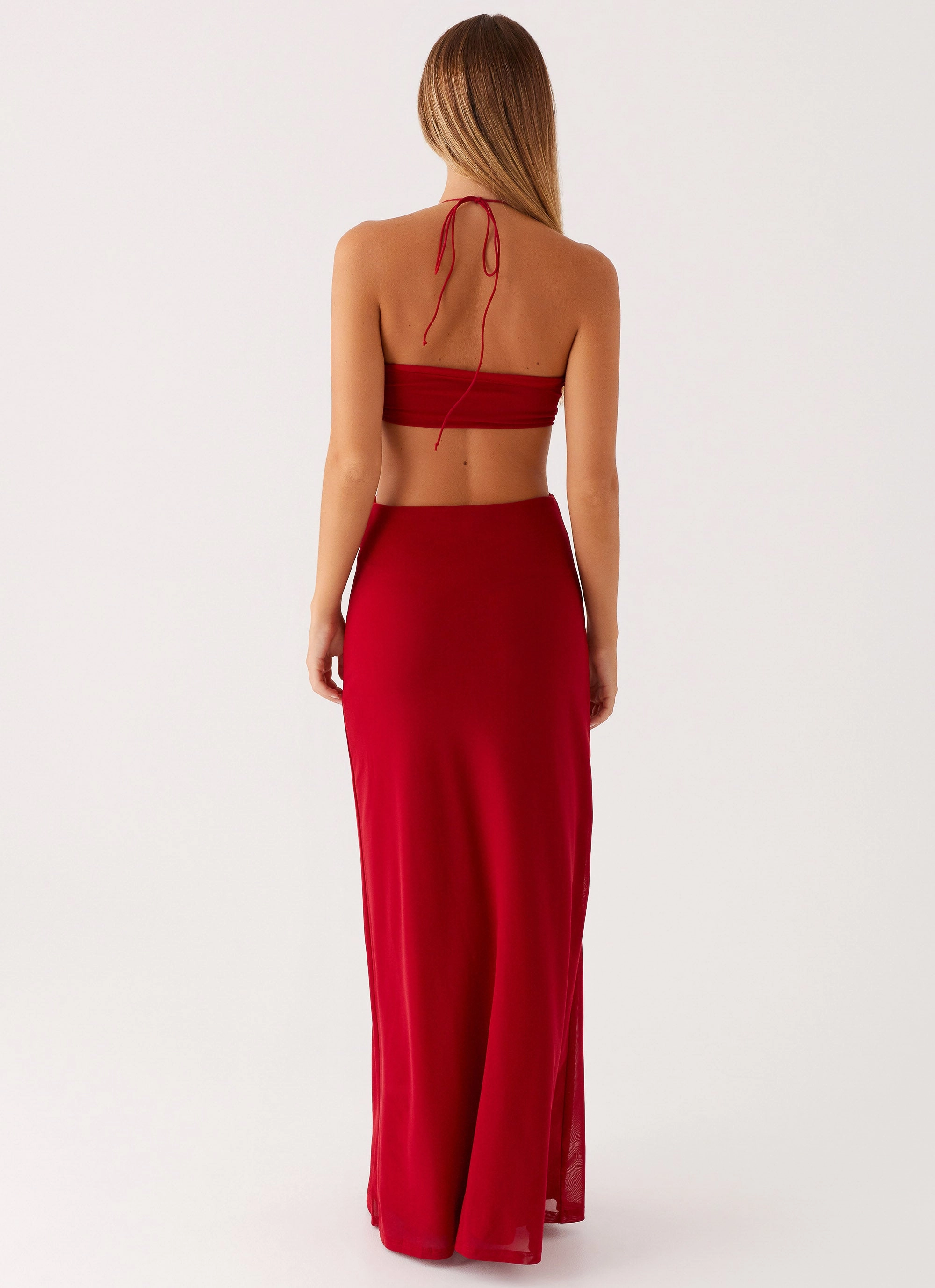 Hallie Maxi Dress - Red Cute Touch
