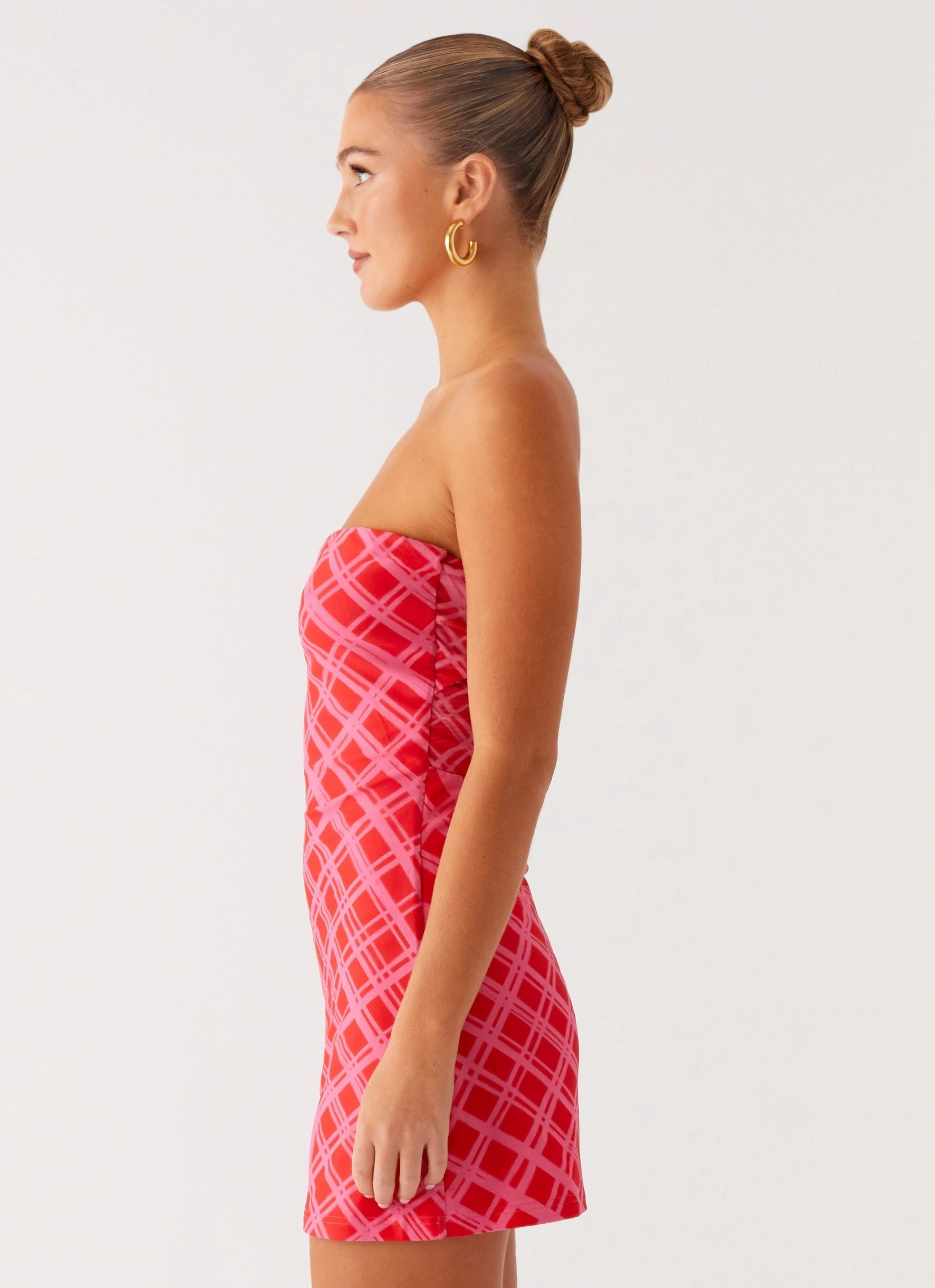 Timeless Soft Hamilton Mini Dress - Pink Check