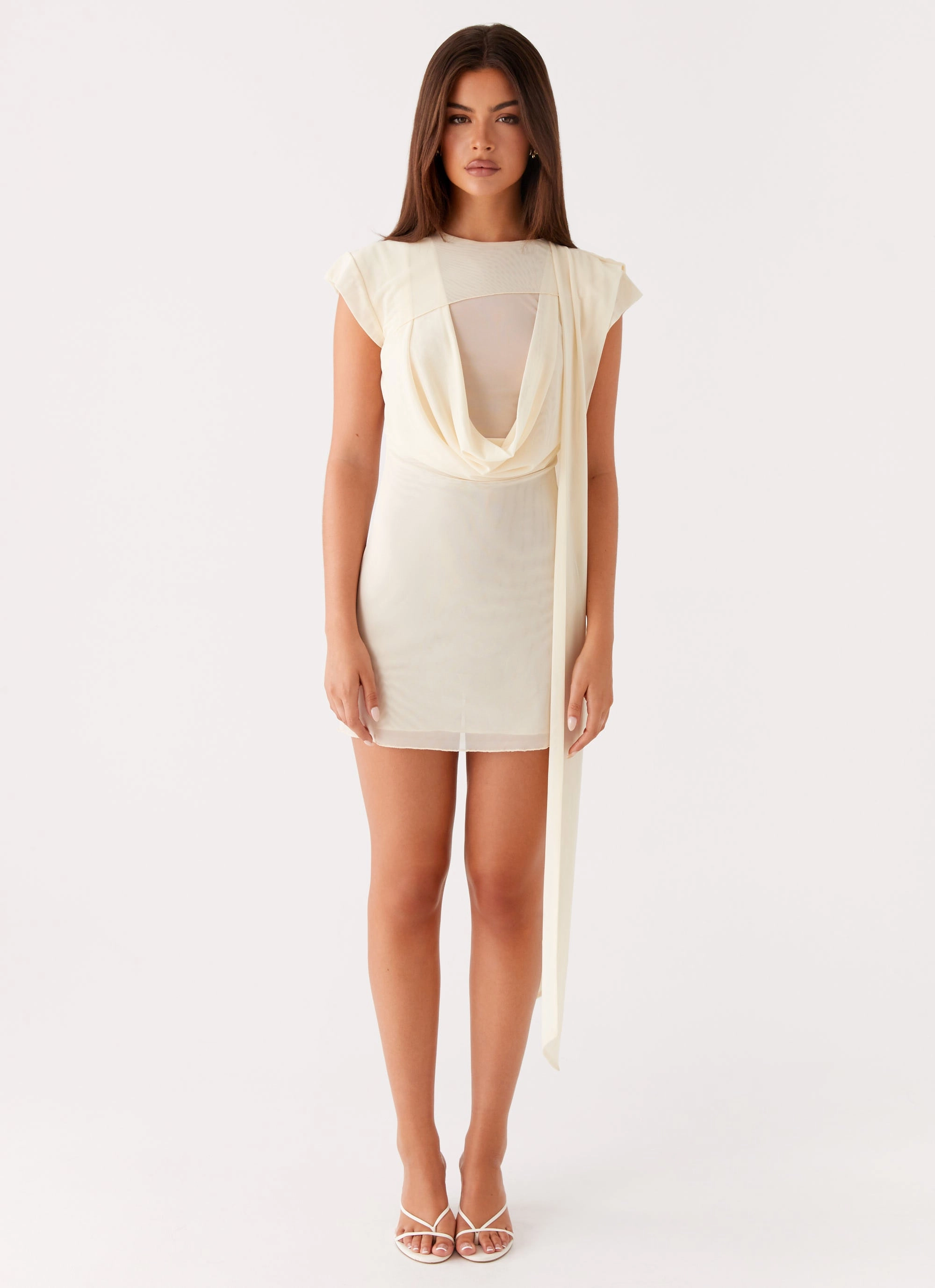 Felipe Mini Dress - Yellow Minimalist Layering
