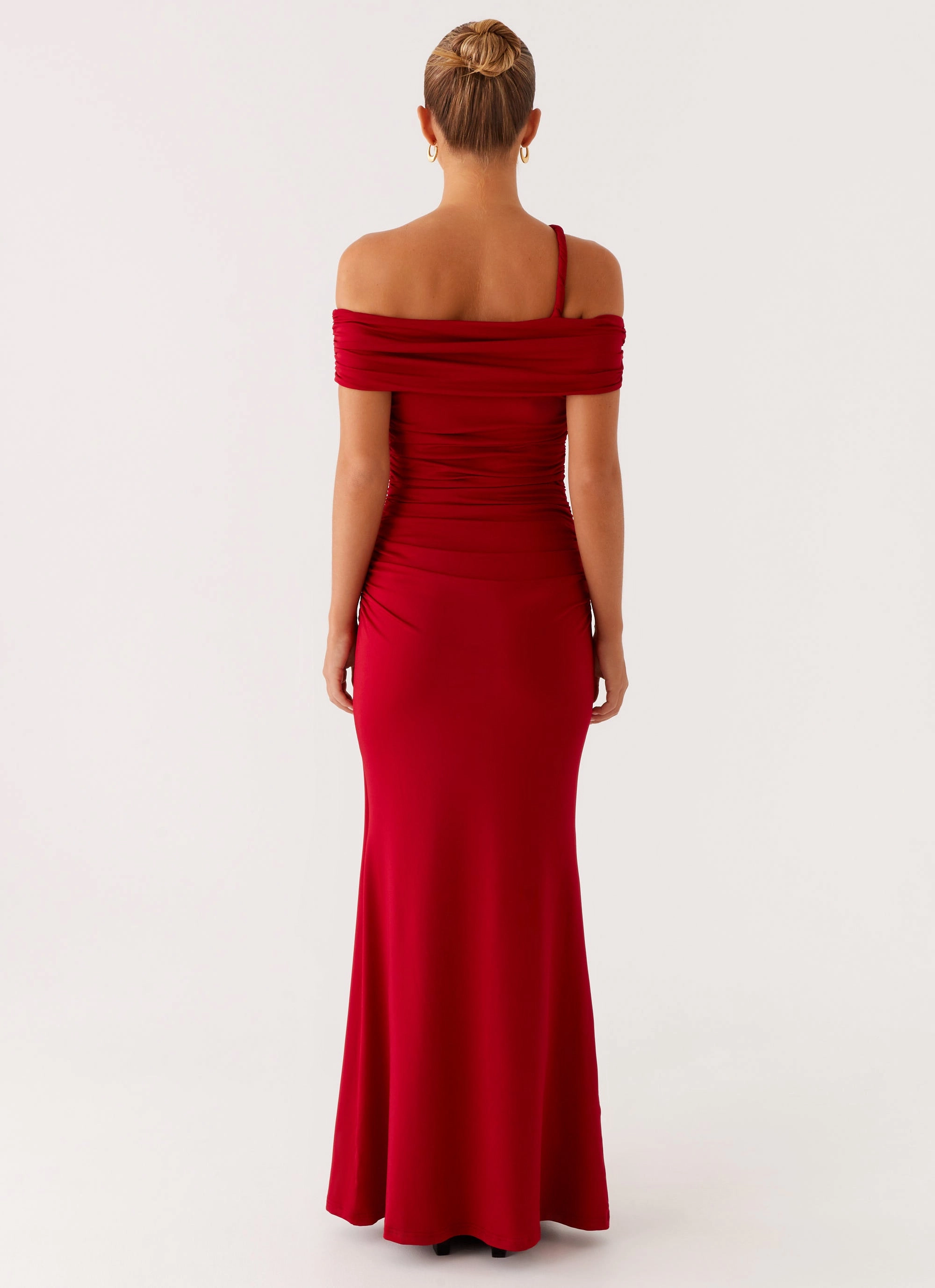 After This Maxi Dress - Raspberry Breathable Feel Soft Balance