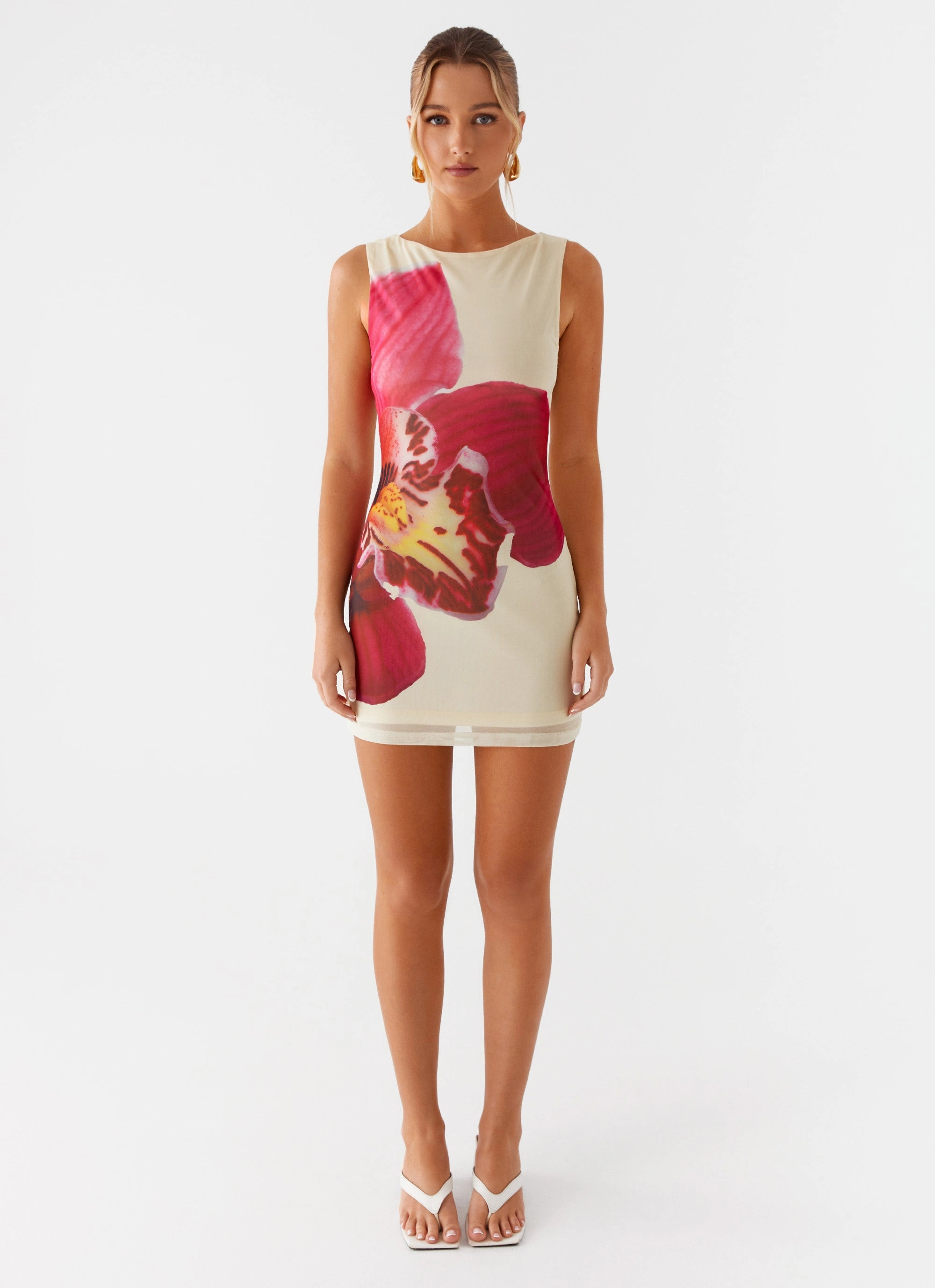 Classic and Modern Semi Formal Happy Hour Mini Dress - Yellow