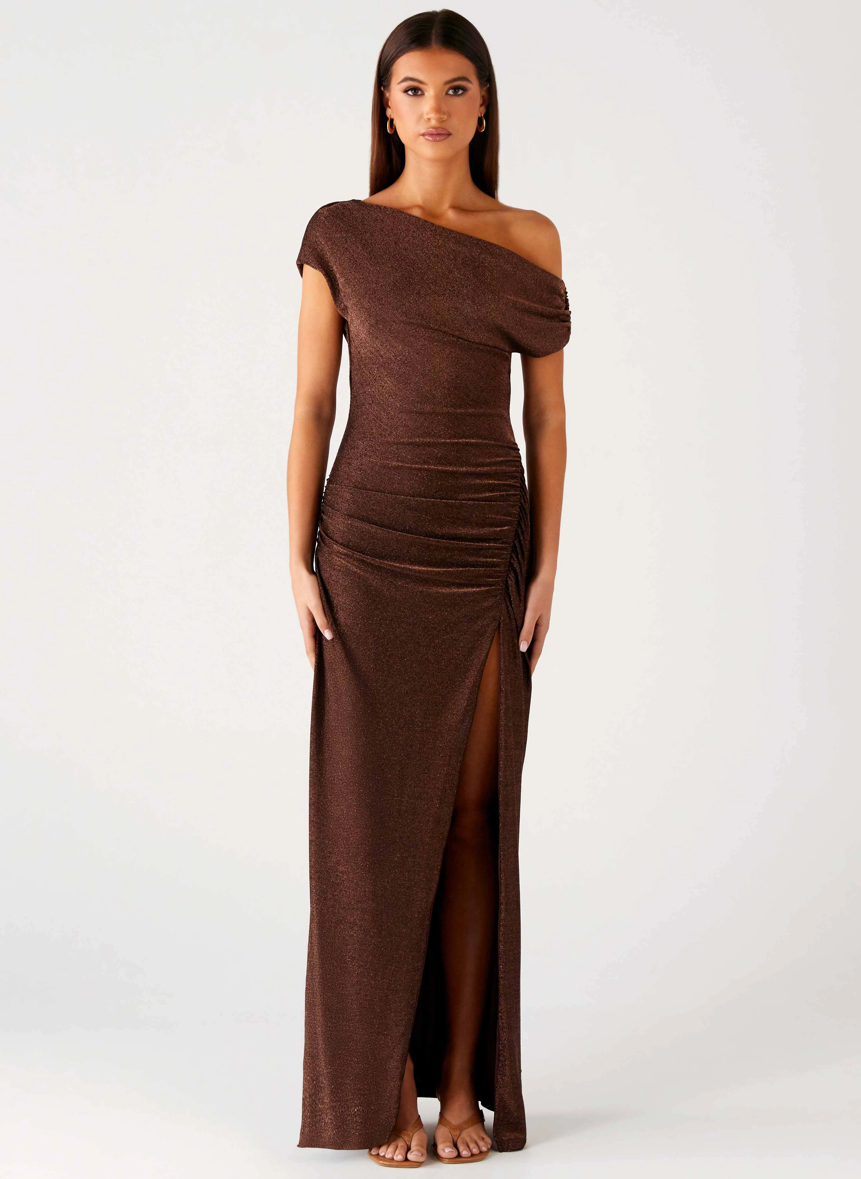Noble Glow Harvest Moon Maxi Dress - Chocolate