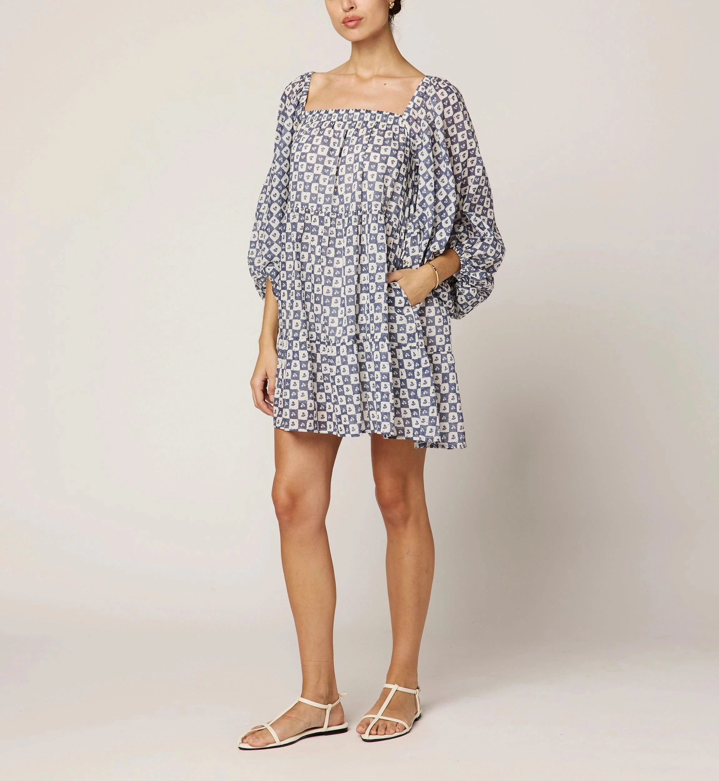 Relaxed Wear Day Magic Hattie Mini Dress | Piazze Check
