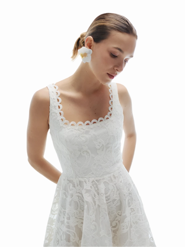 Fall Fashion Havana Mini Dress in White