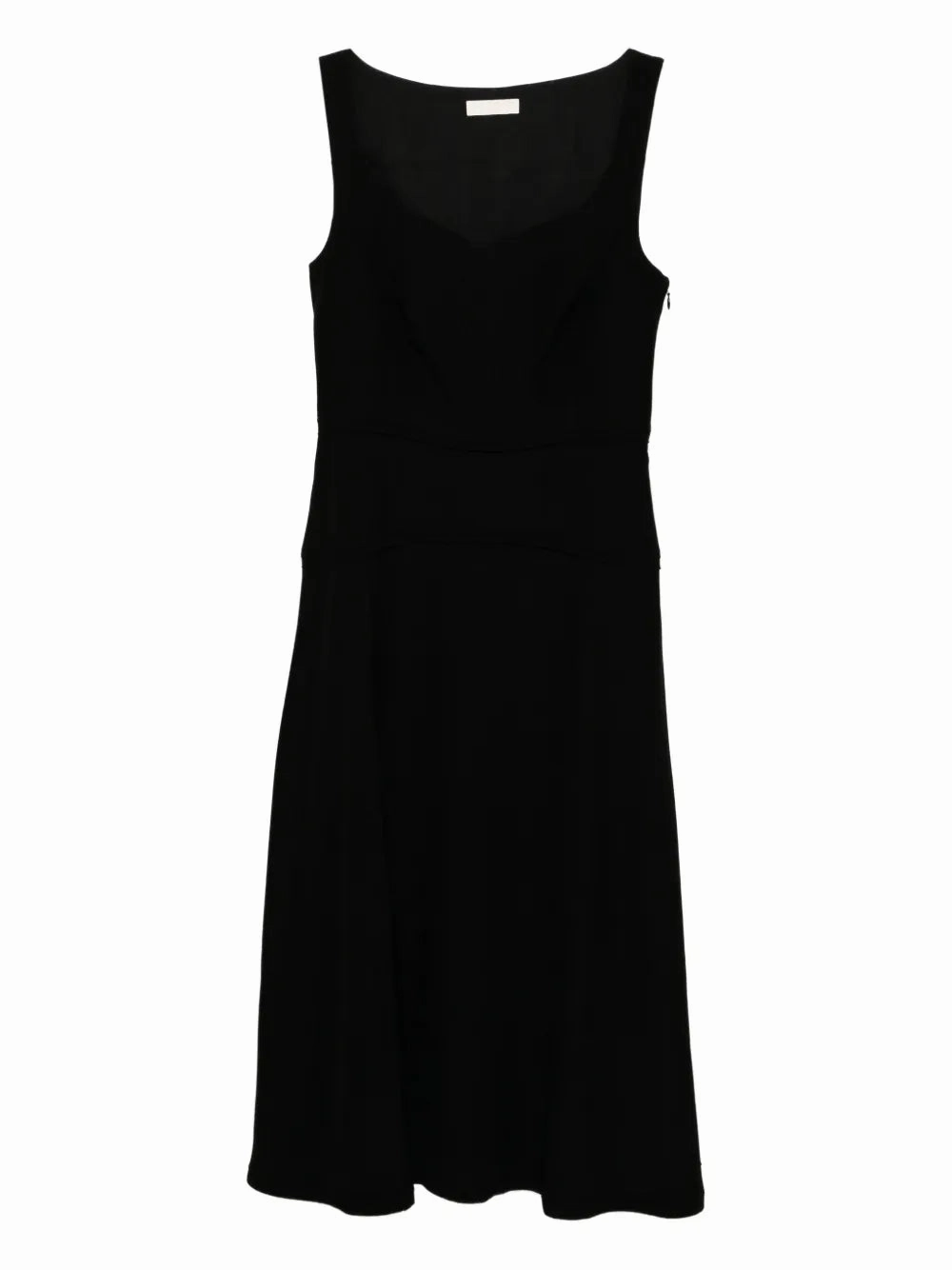 Vivi Midi Dress in Noir Relax Fit Smooth Wear