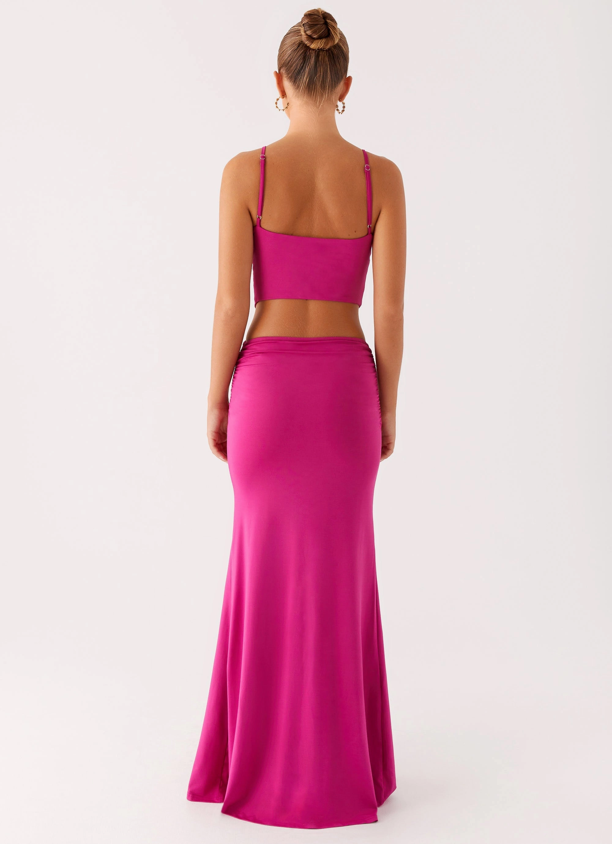 Soft Fashion Headliner Maxi Dress - Fuchsia