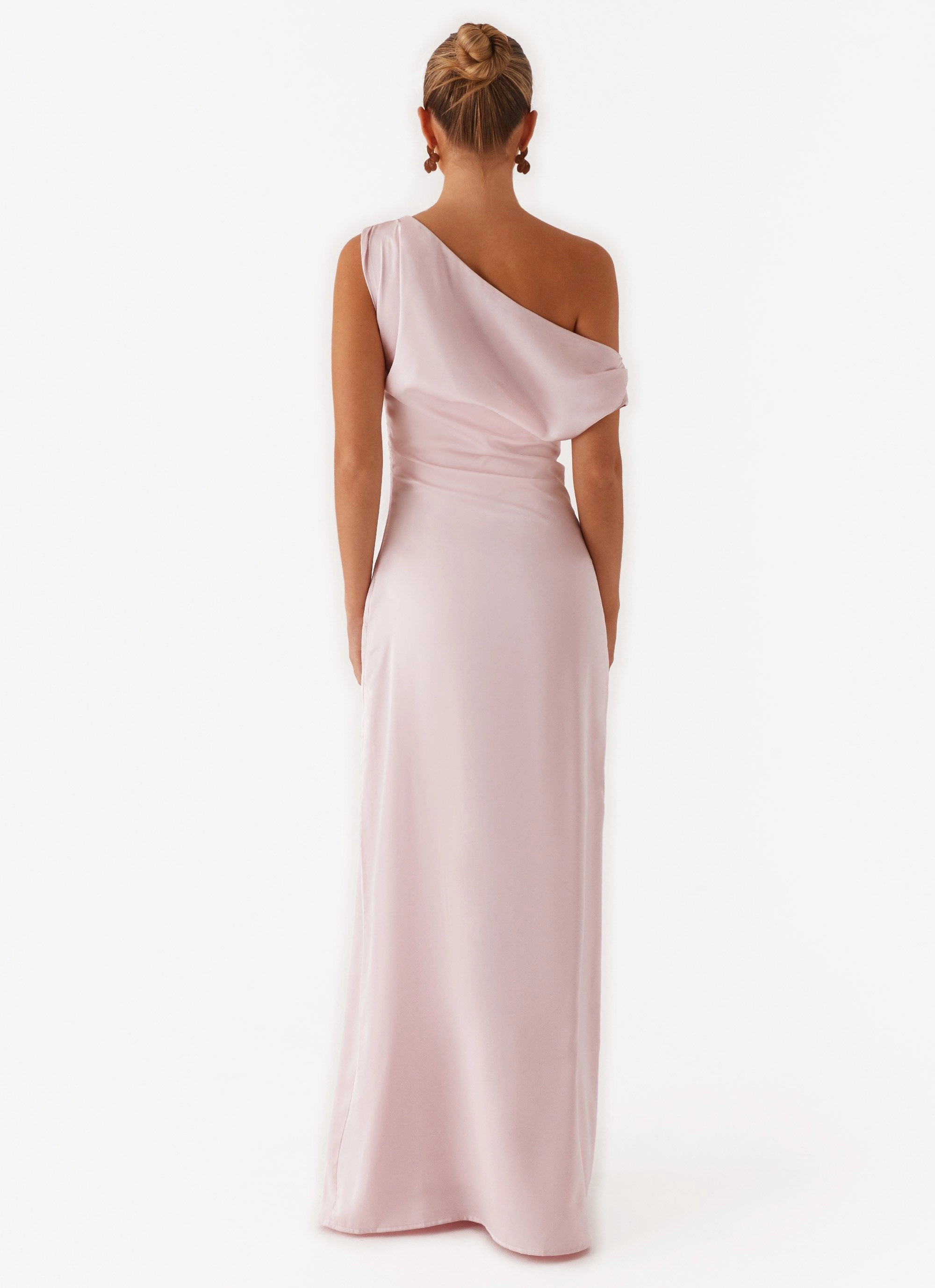 Movement Ready Heart Of Glass Satin Maxi Dress - Pink