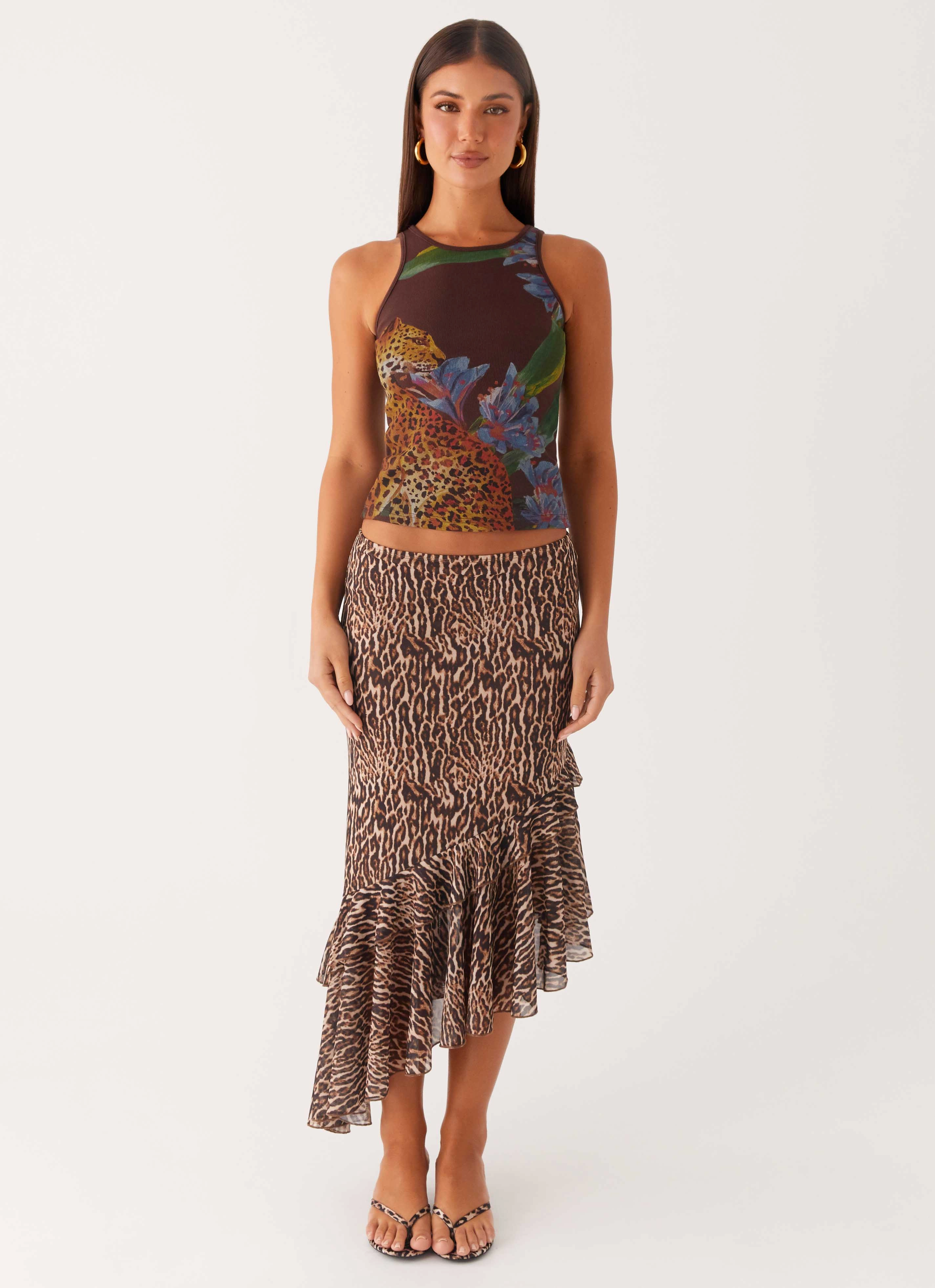 YarnBlend Safari Tank - Chocolate