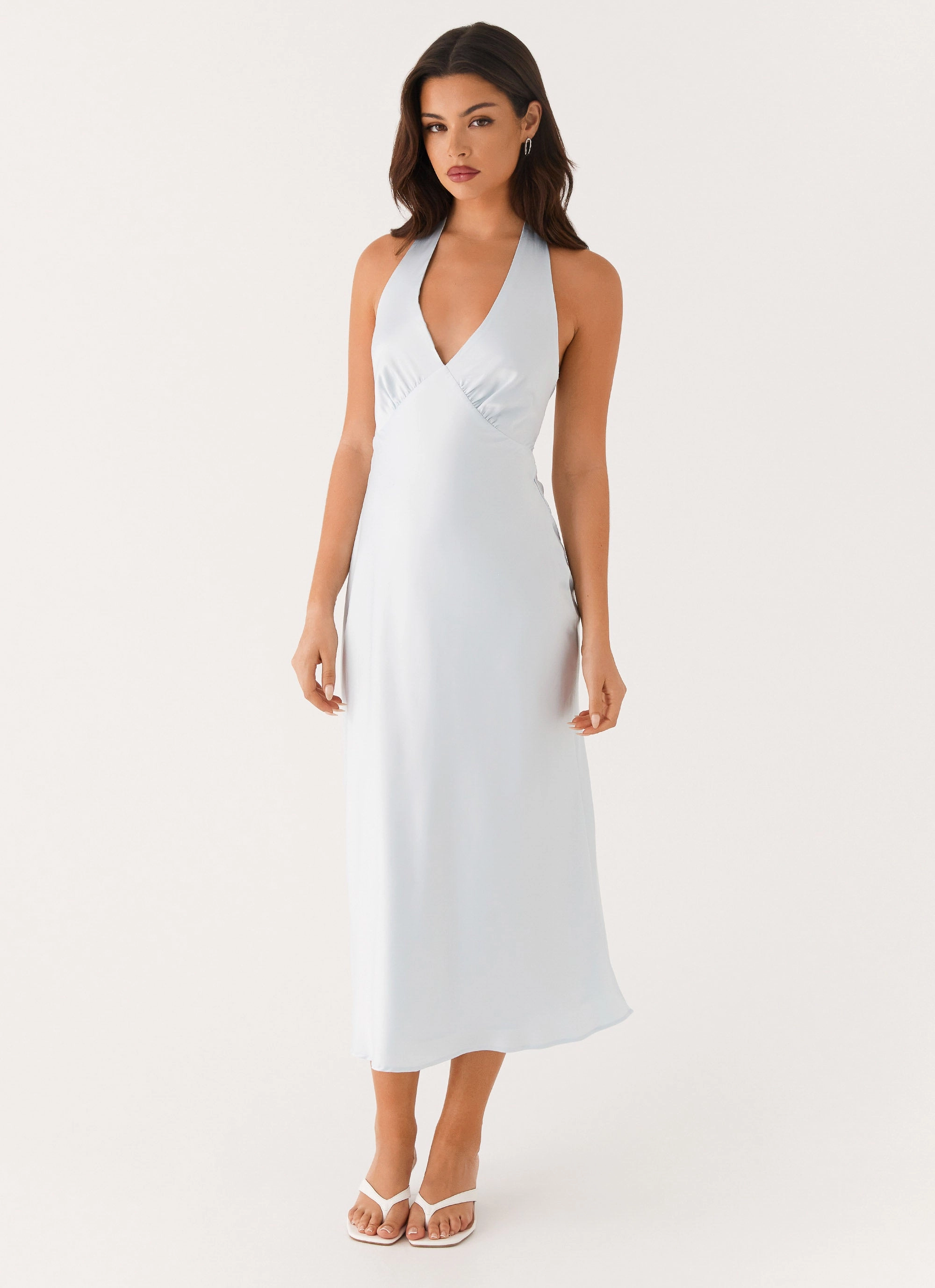 Relax Layers Heavy Hearted Midi Dress - Blue