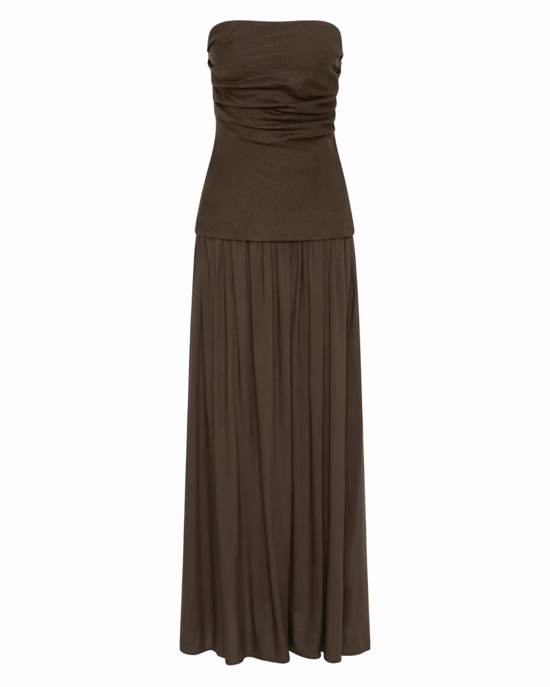 Chic boho dress Hedy Maxi Dress in Forest